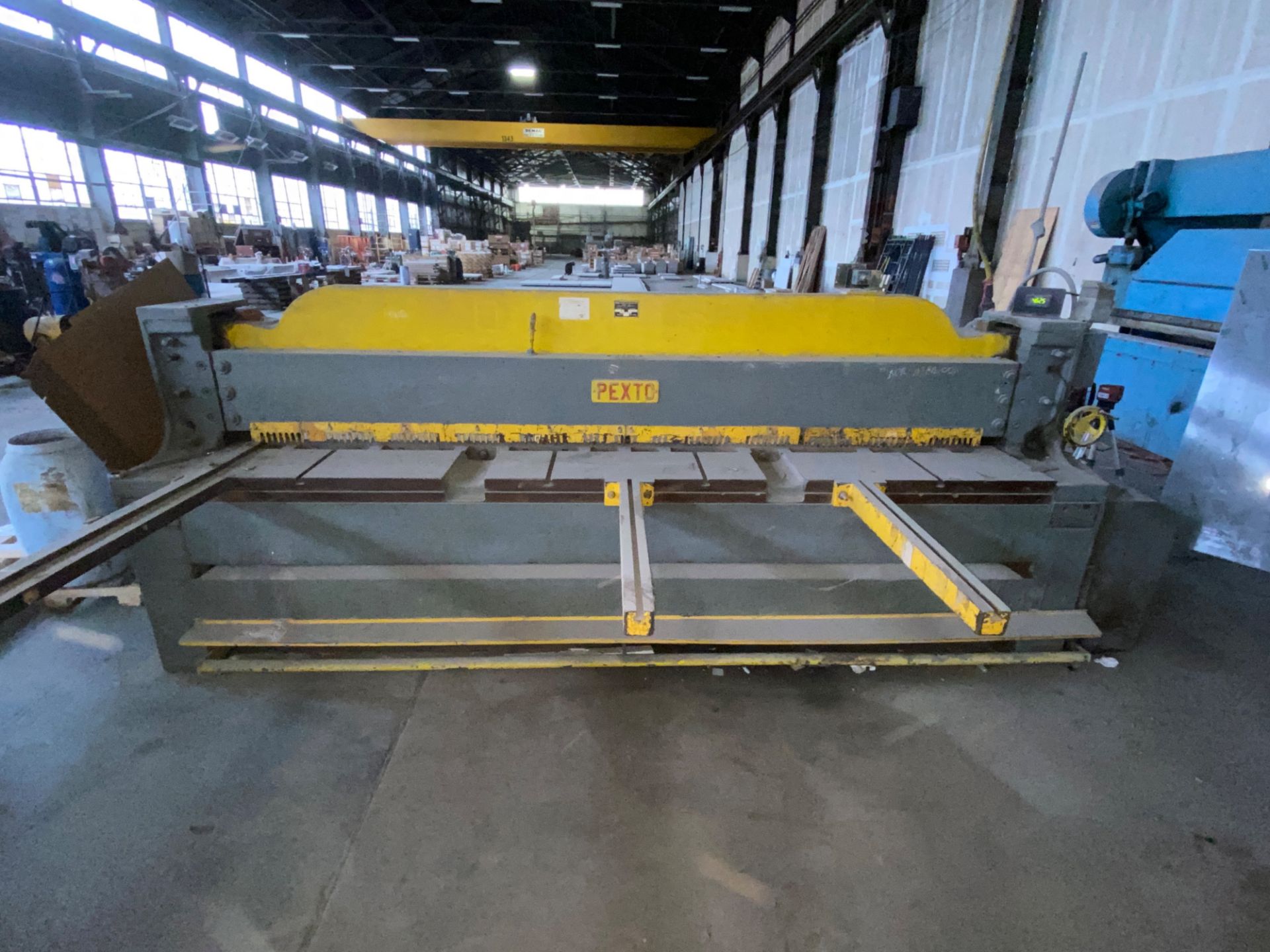 Pexto Power Squaring Shear, 120"x10ga, 240V - Image 4 of 5