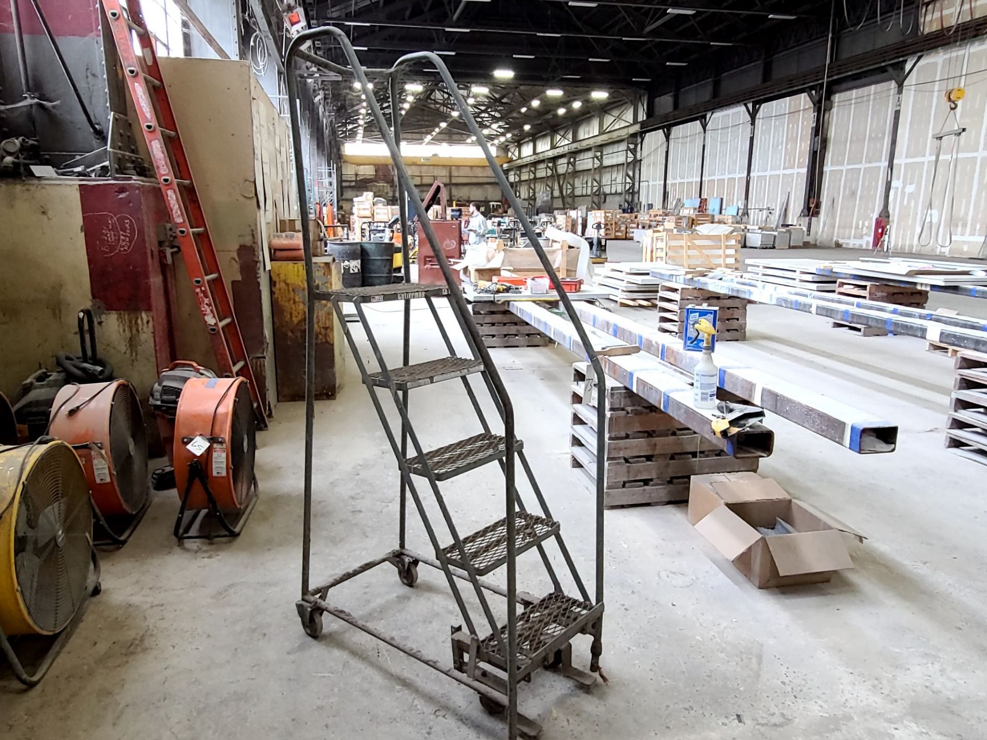 Cotterman 7-Step Portable Warehouse Safety Ladder - Image 2 of 2