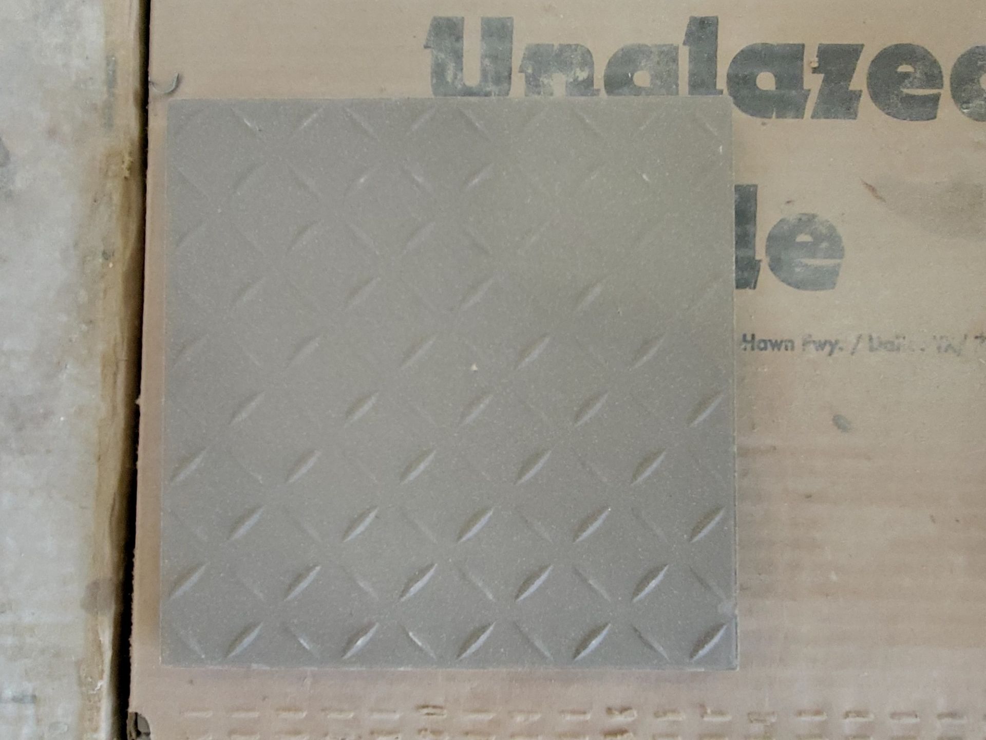 [sq ft] Unglazed Tile 6" x 6" Storm Gray
