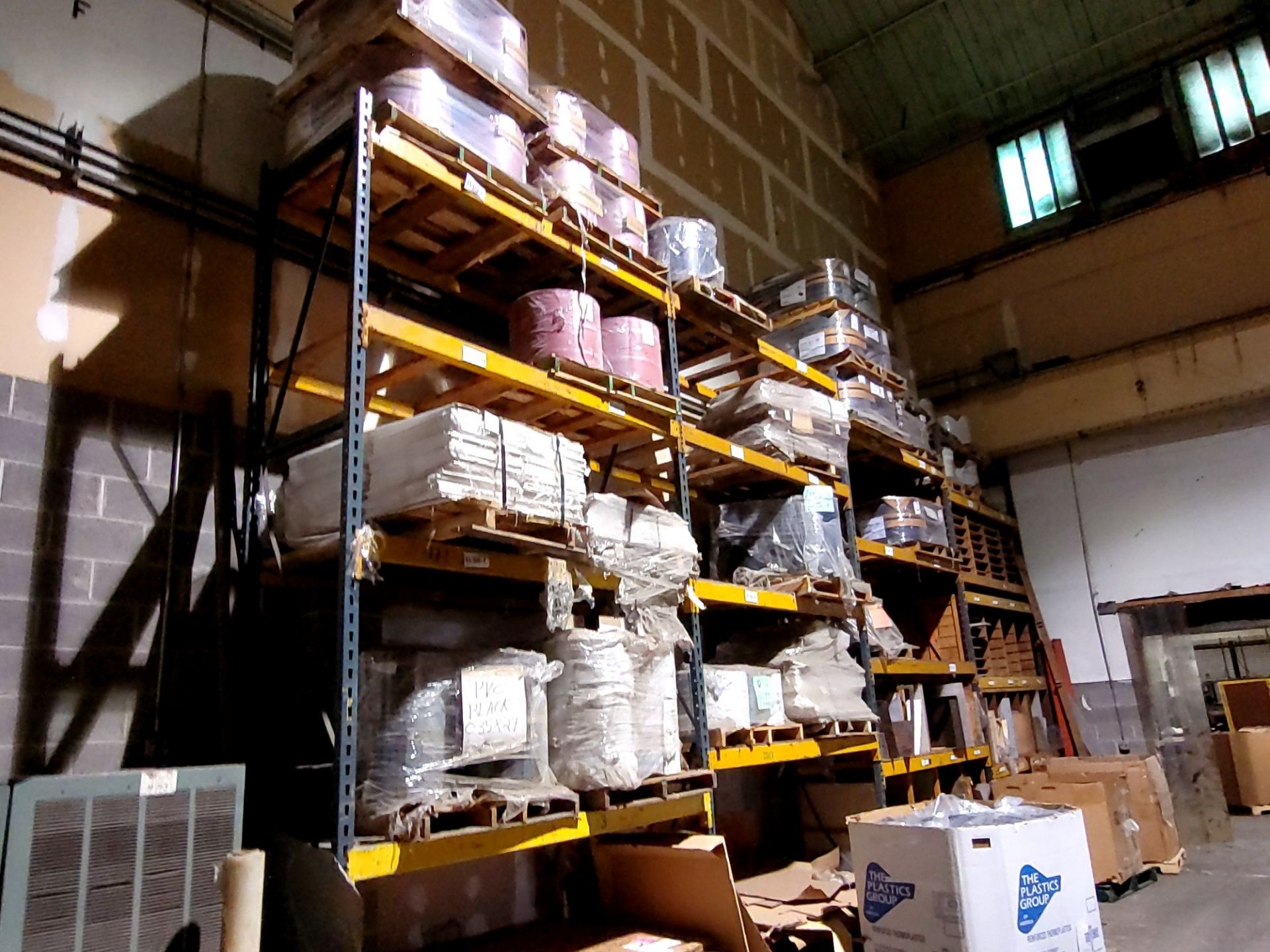 A Group of Keystone Style Pallet Racking