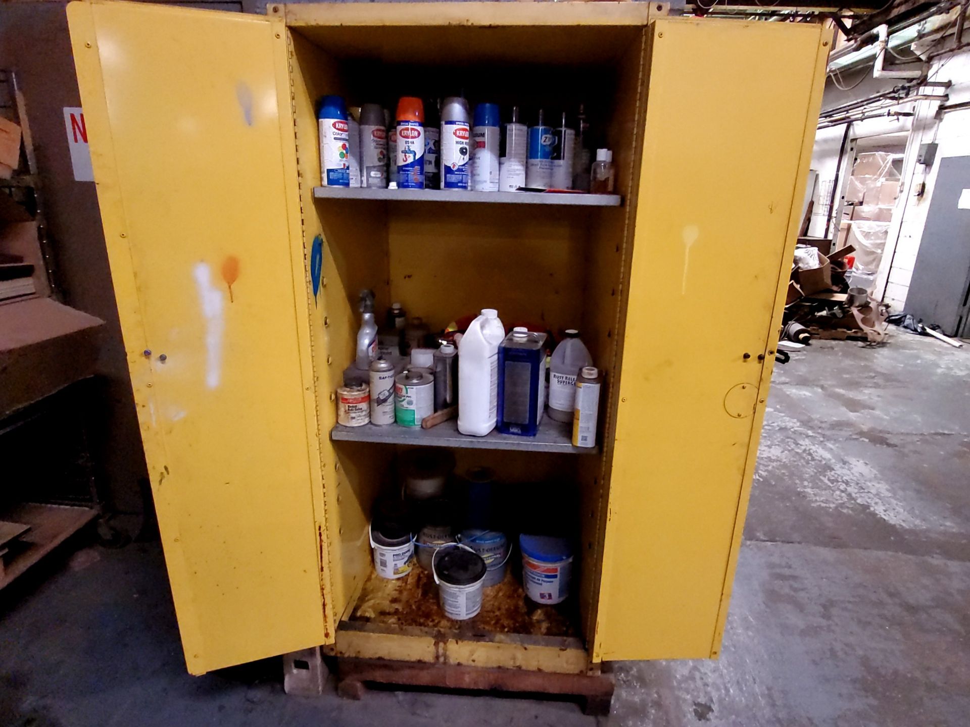 Eagle 60 Gallon Flammable Safety Cabinet w/ Contents - Image 2 of 2