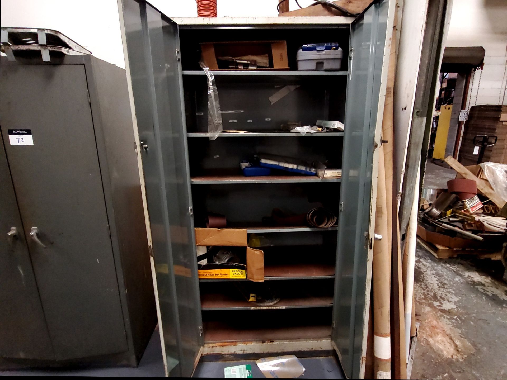 A Group of (4) Steel Cabinets w/ Contents - Image 2 of 5