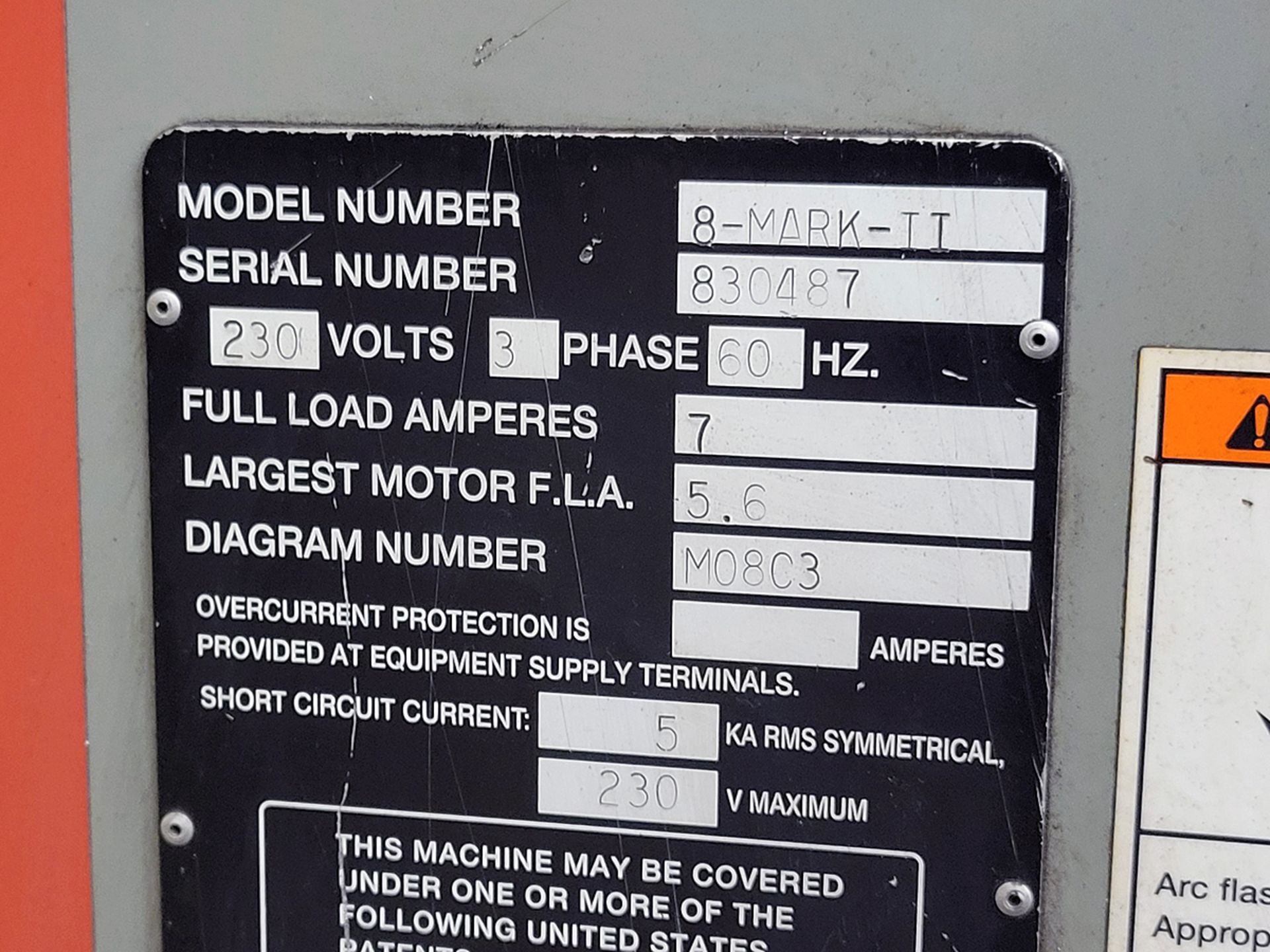 Marvel Series 8 Mark II Vertical Band Saw - Image 7 of 7