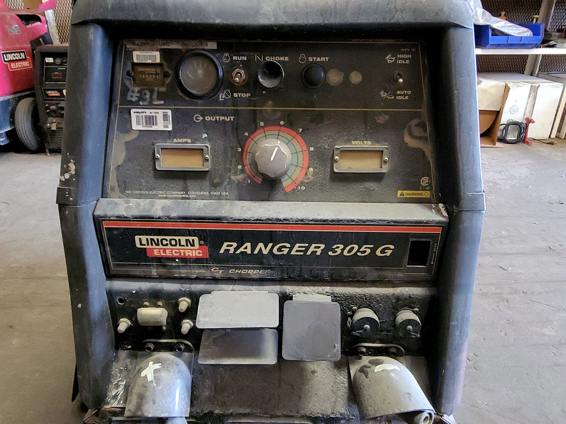 Lincoln Ranger 305 G Engine Driven Welder Mounted on Portable Cart - Image 3 of 6