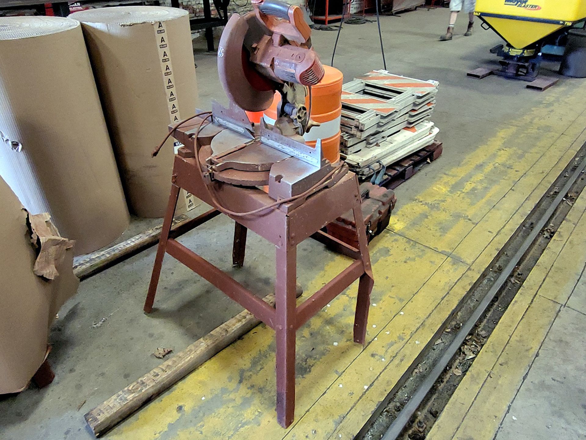 Ridgid 12" Cut-off Saw on Stand