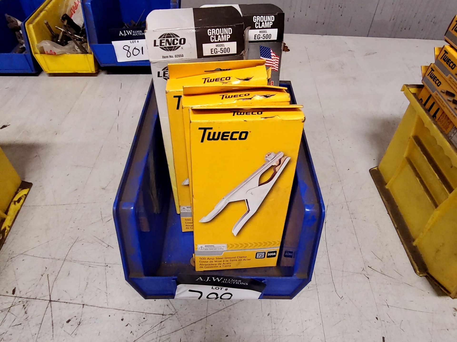 [Each] Tweco and Lenco 500 AMP Grounding Clamps
