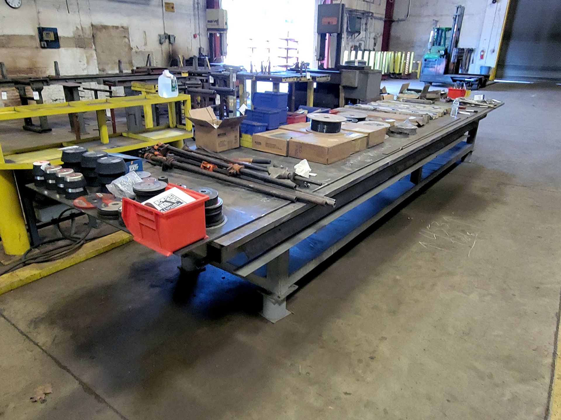 Custom Fabricated Steel Work Table