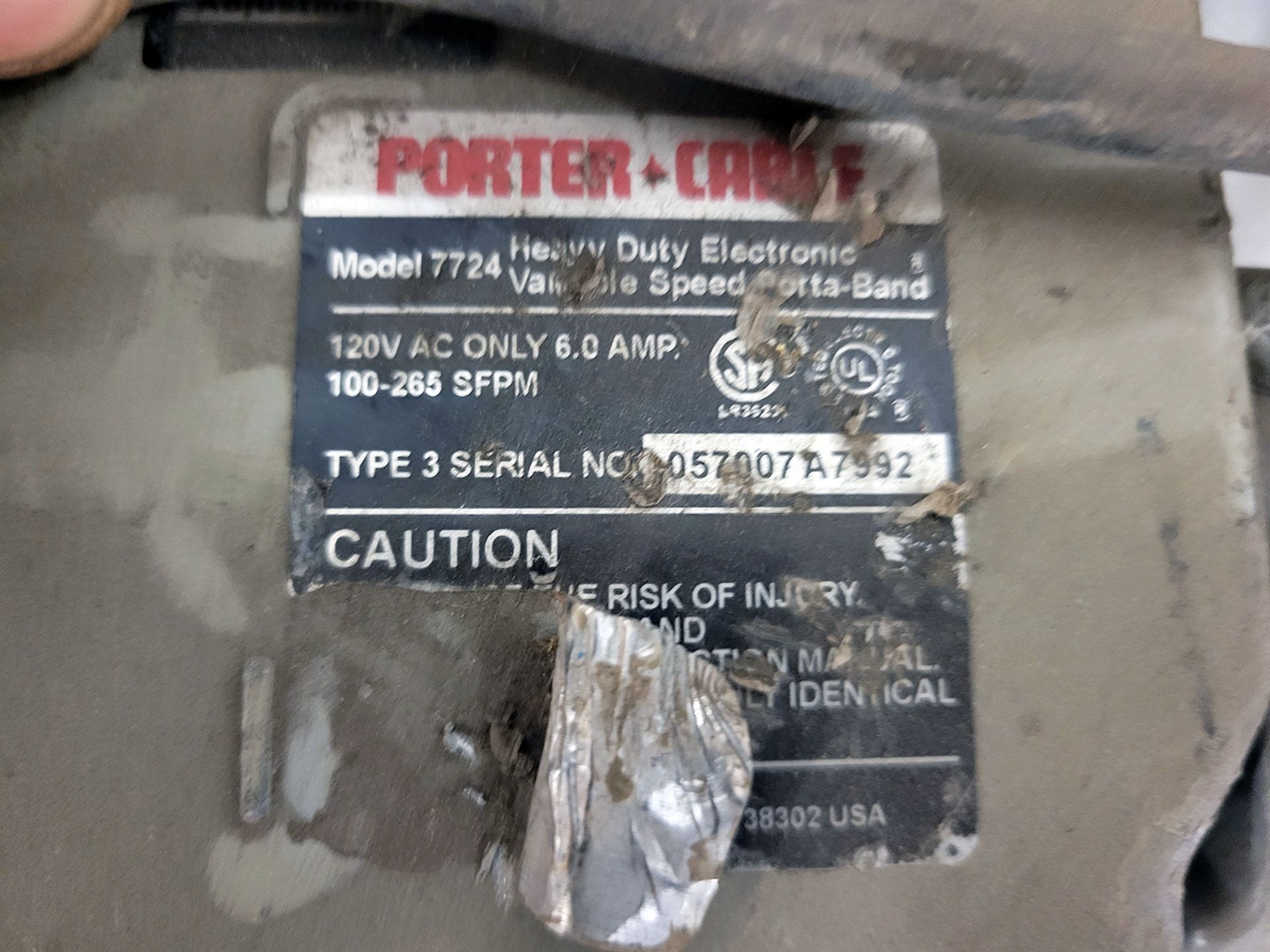 [Each] Porter-Cable Porta-Band Saw Model: 7724 - Image 2 of 2