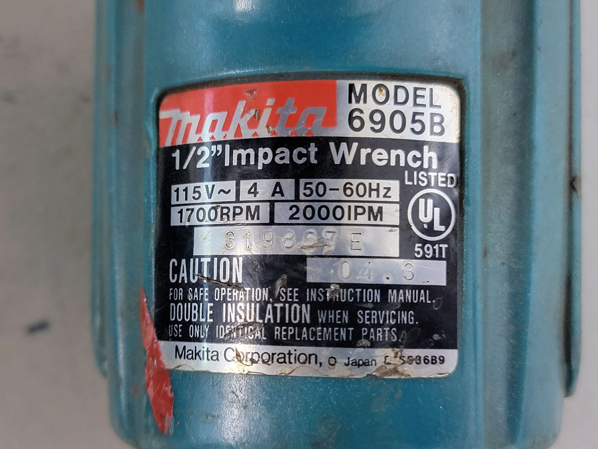 [Each] Makita 6905B 1/2" Impact Wrench - Image 2 of 2