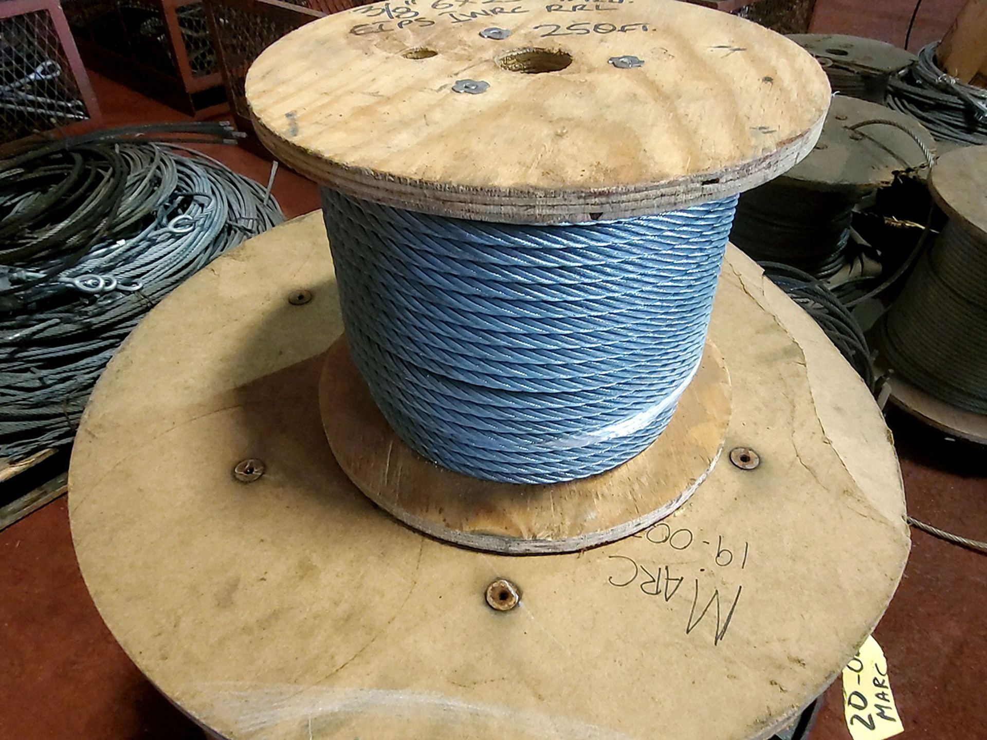 A Group of Braided Cable Spools on Pallet - Image 3 of 3
