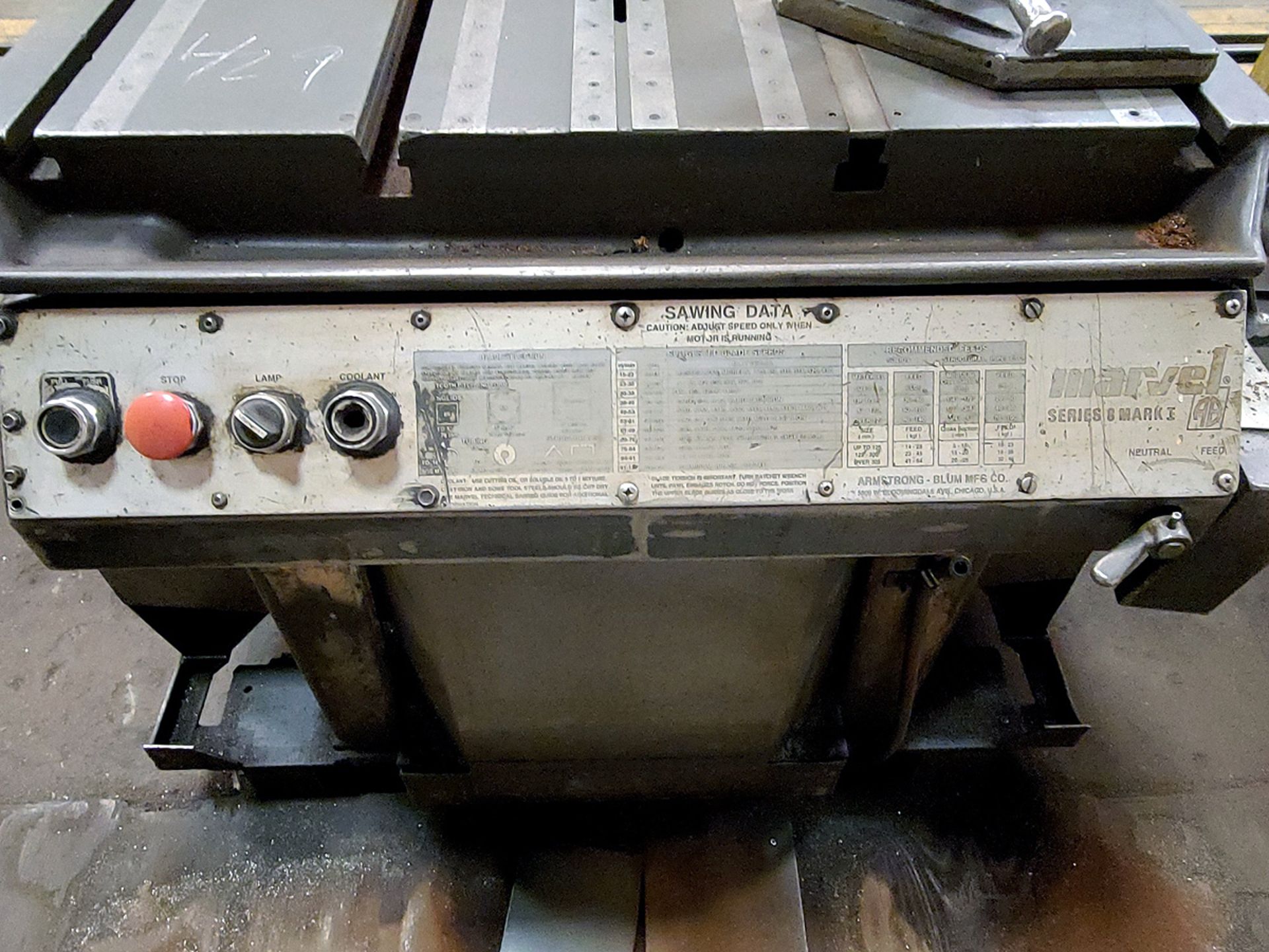 Marvel Series 8 Mark I Vertical Band Saw - Image 5 of 7