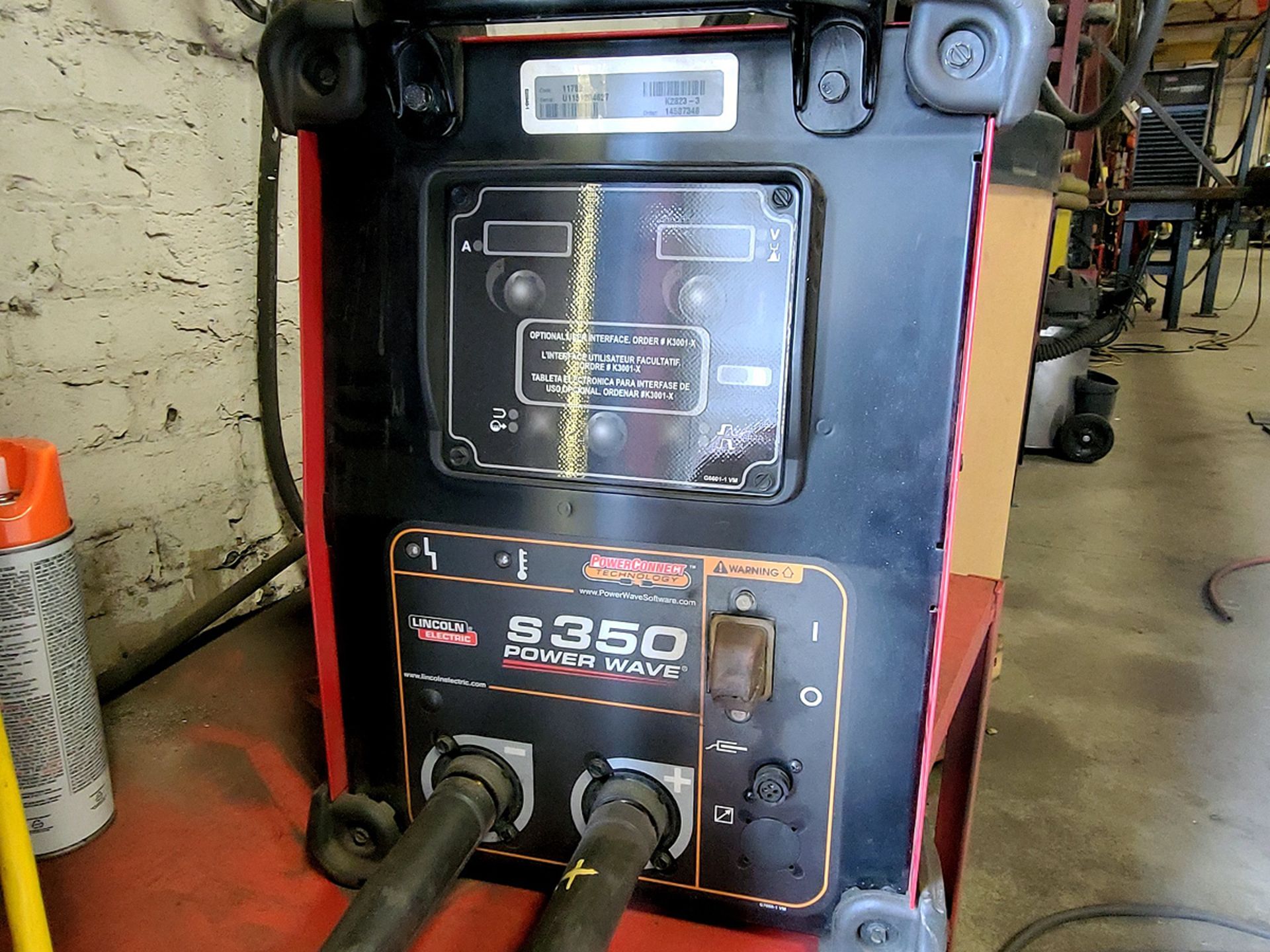 Lincoln Electric S350 Power Wave Advanced Process Welder And Lincoln 84 Power Feed Wire Feeder - Image 2 of 11