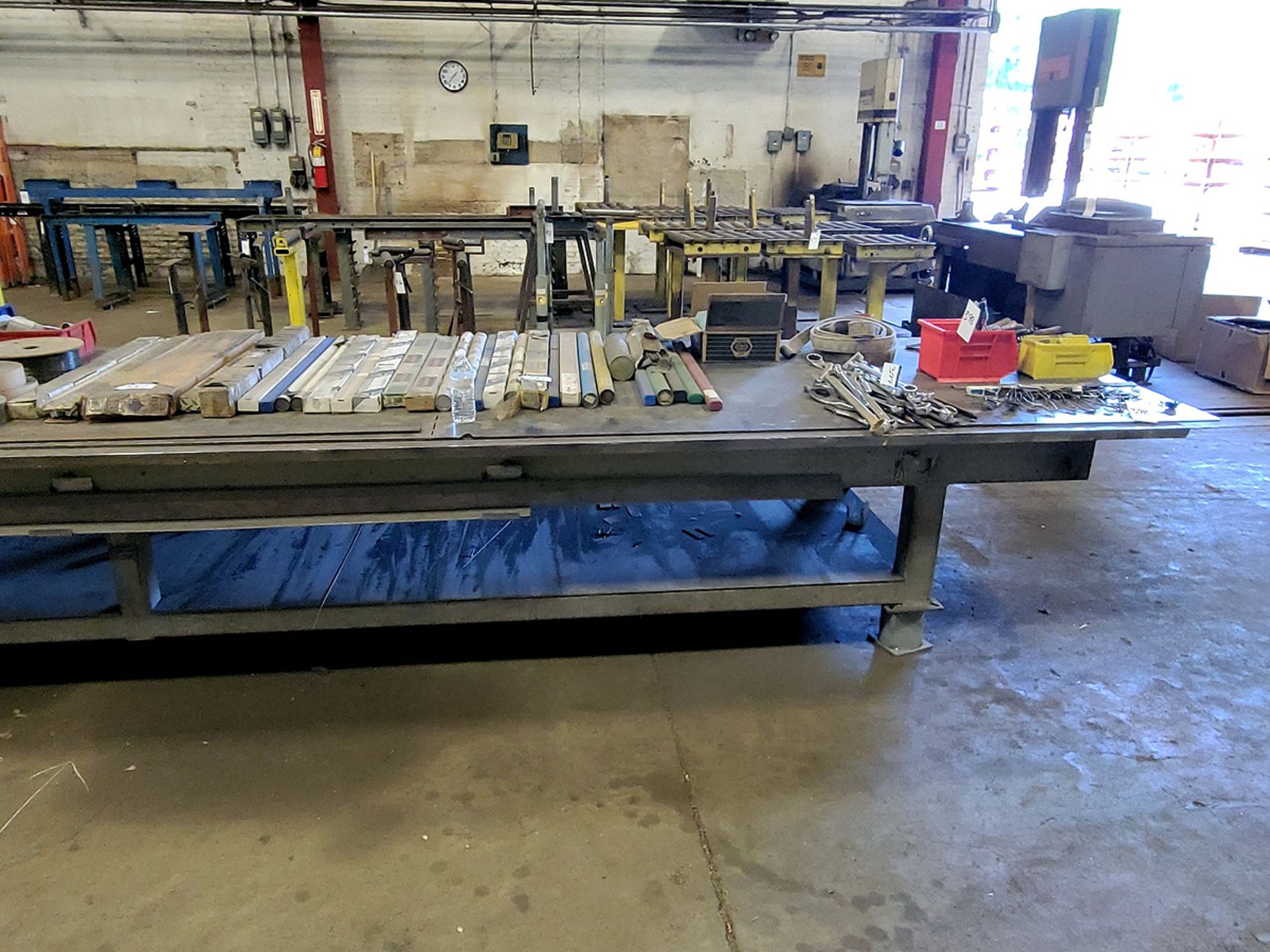 Custom Fabricated Steel Work Table - Image 3 of 3