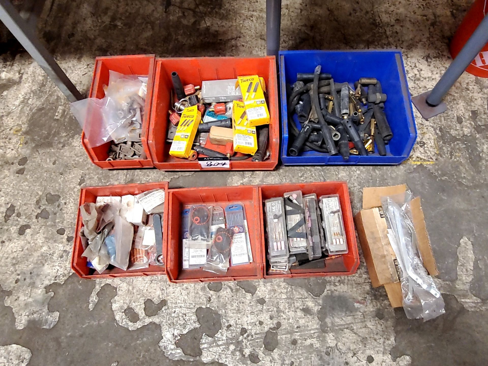 A Group of Welding Accessories and Parts