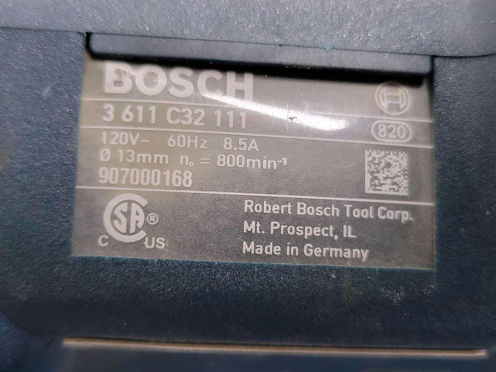 [Each] Bosch Boschhammer RH432VCQ Rotary Hammer Drill w/ case - Image 3 of 3