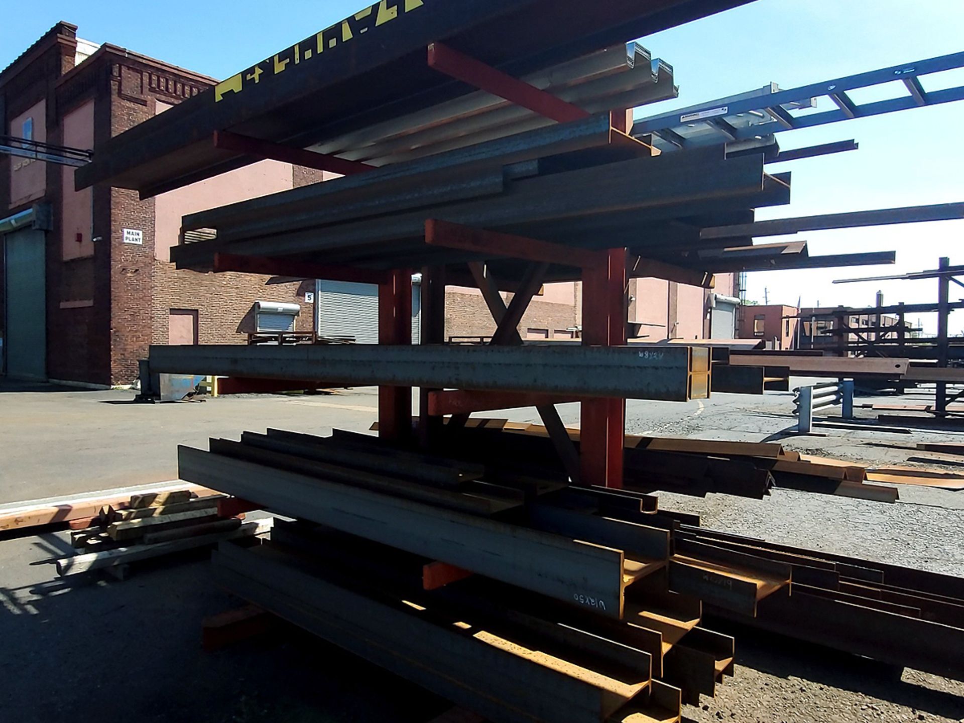 A Group of (2) Steel Cantilever Racks - Image 2 of 2