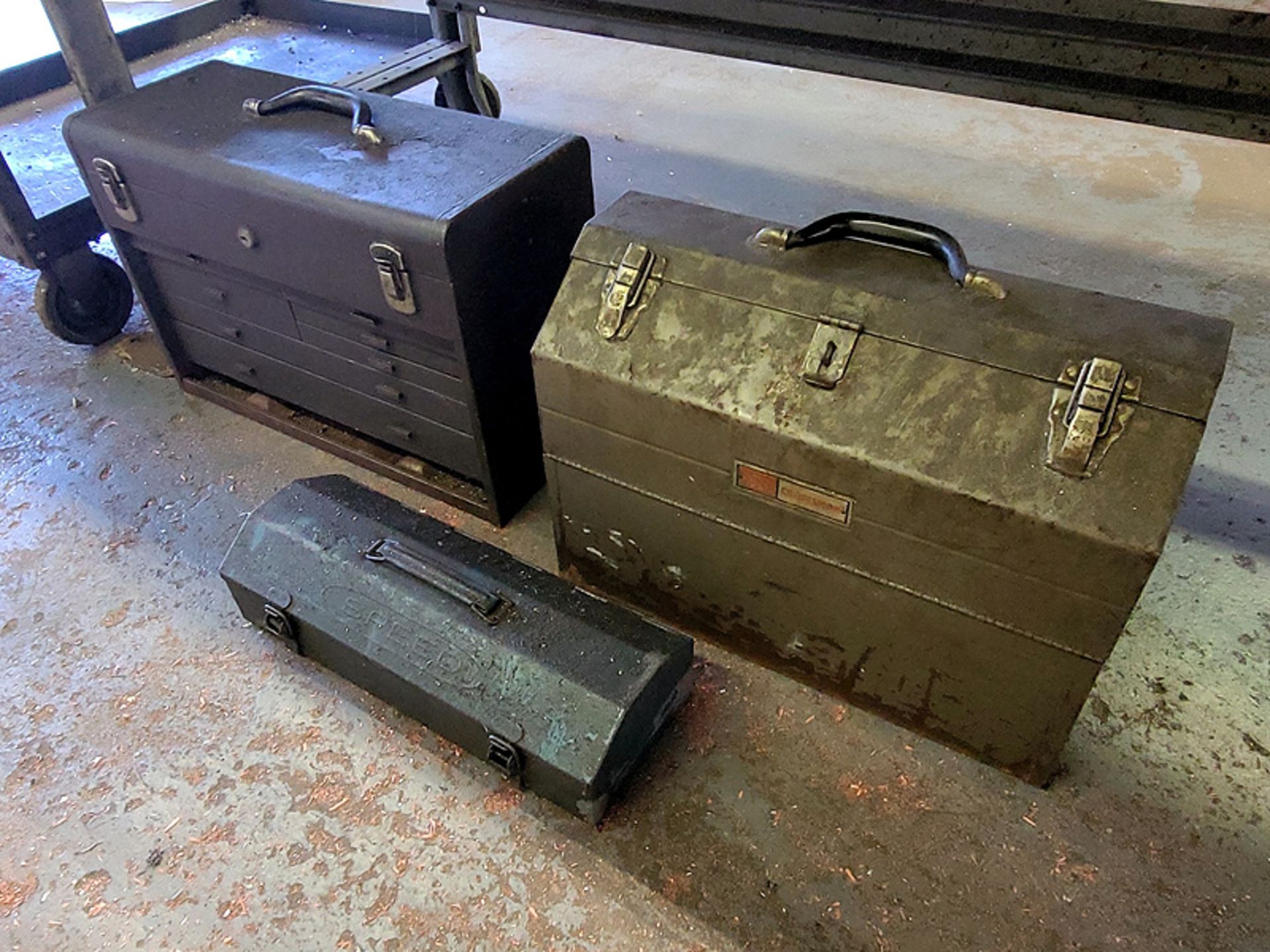 Group of (3) Toolboxes w/ Contents