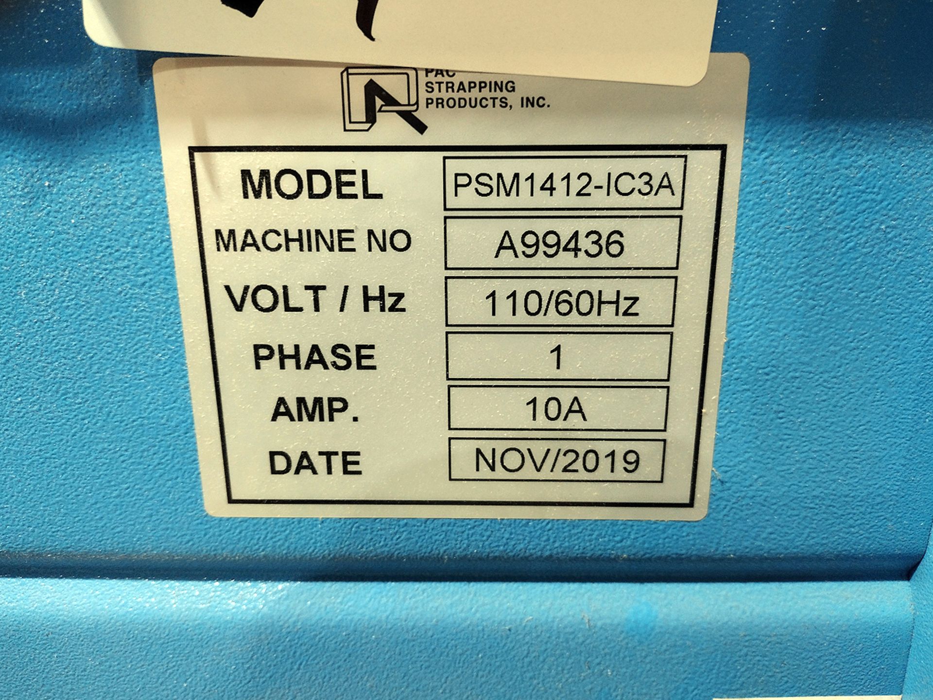 PAC Model PSM 1412-IC3A Tabletop Strapping Machine - Image 4 of 4
