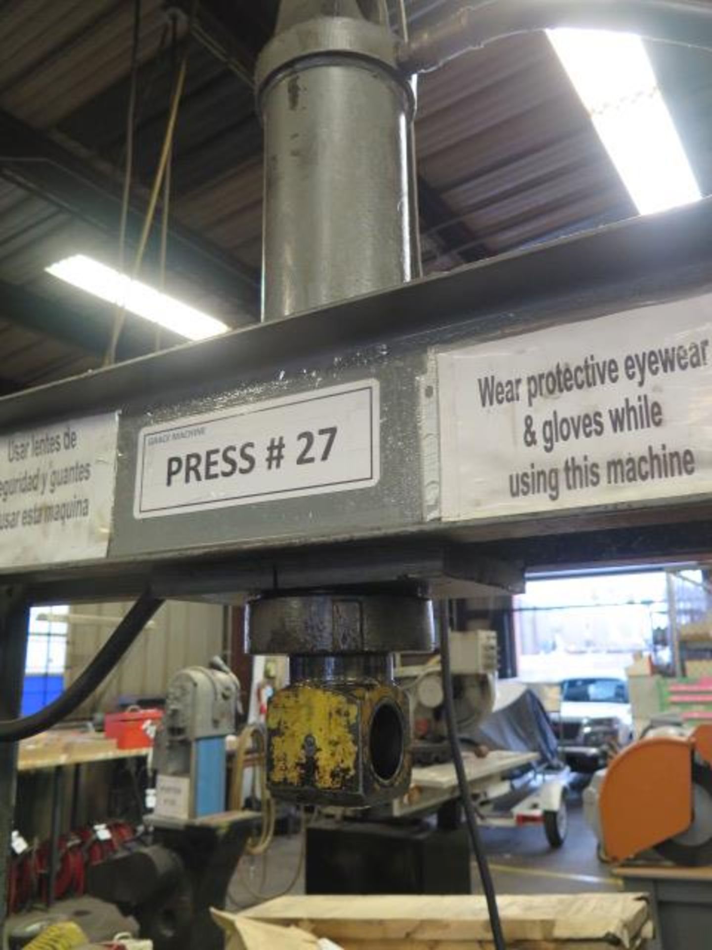 Electric Hydraulic H-Frame Press (SOLD AS-IS - NO WARRANTY) - Image 3 of 8