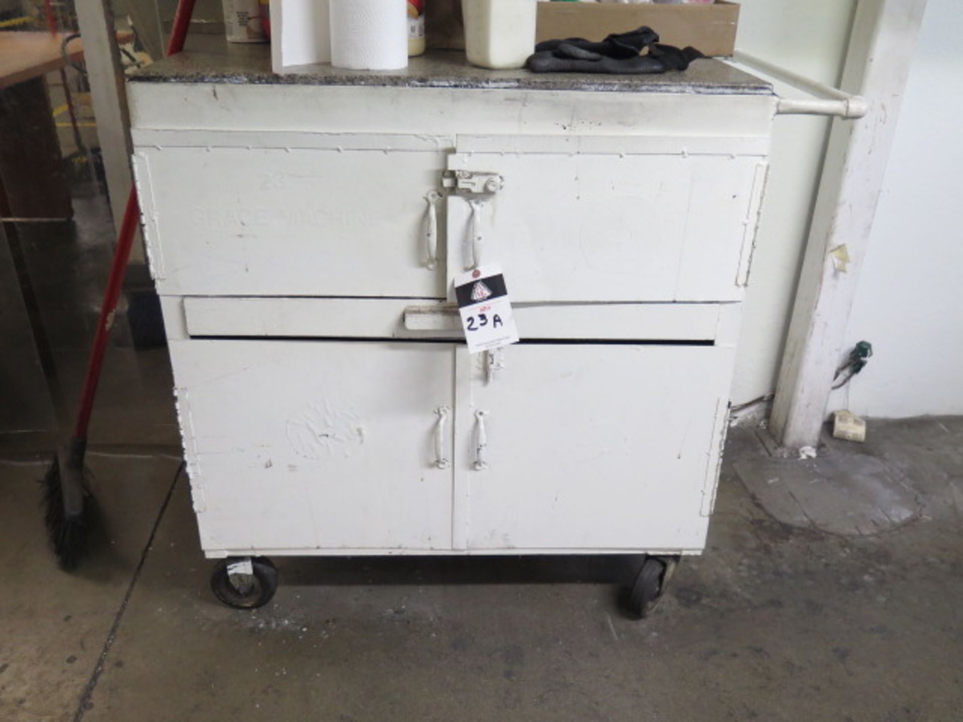 Conference Table, Credenza and Cart (SOLD AS-IS - NO WARRANTY) - Image 2 of 2