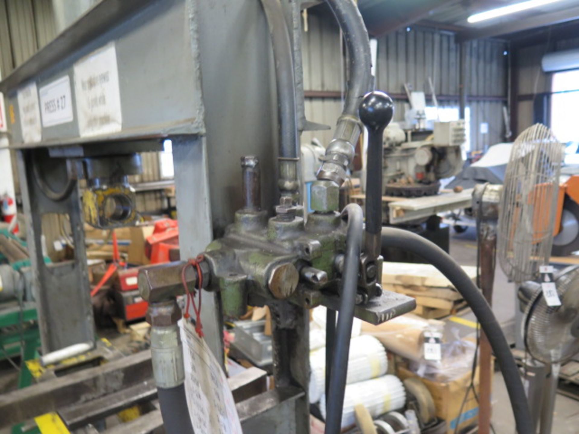 Electric Hydraulic H-Frame Press (SOLD AS-IS - NO WARRANTY) - Image 7 of 8