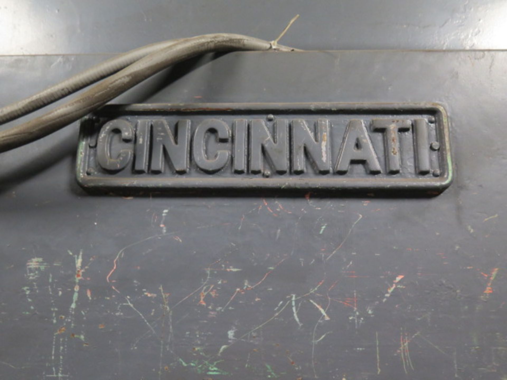 Cincinnati 90 Ton x 10’ Press Brake w/ PLC Controls, Manual Back Gage, 12’ Bed Length, SOLD AS IS - Image 4 of 14