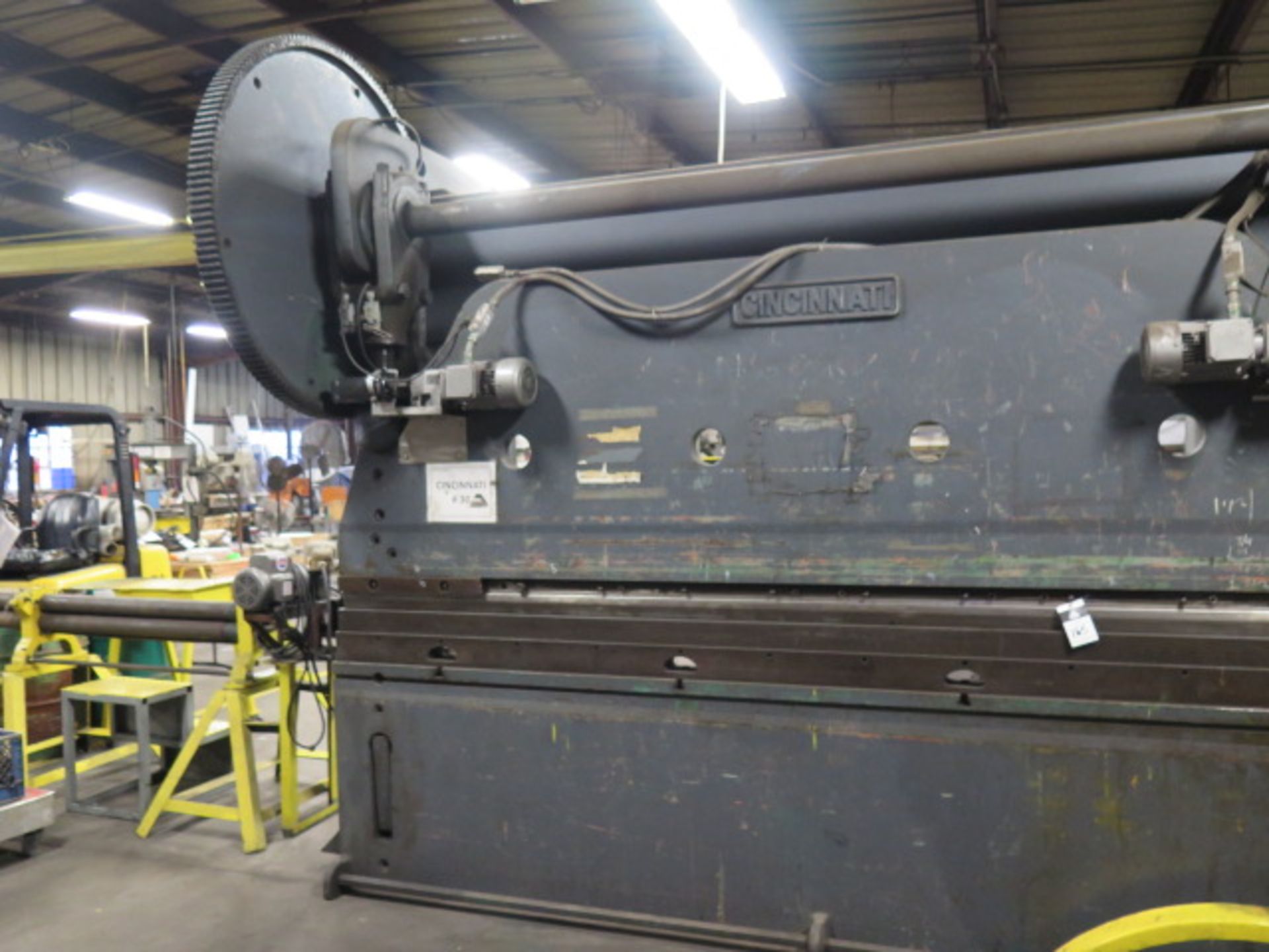 Cincinnati 90 Ton x 10’ Press Brake w/ PLC Controls, Manual Back Gage, 12’ Bed Length, SOLD AS IS - Image 2 of 14