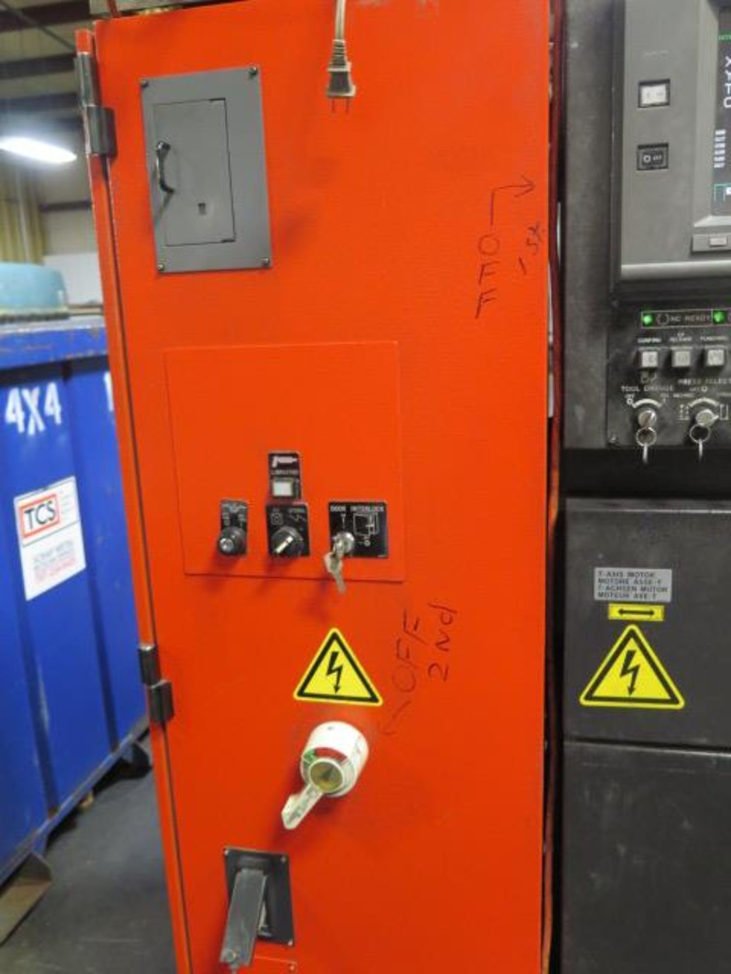 2002 Amada PEGA-255 mdl. PEGA 205050 20 Ton 31-Stat CNC Turret Punch Press s/n AP255002, SOLD AS IS - Image 6 of 17