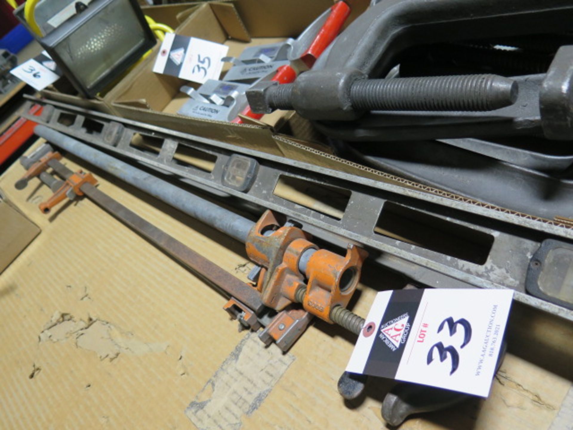 Bar Clamps and Level (SOLD AS-IS - NO WARRANTY) - Image 3 of 3