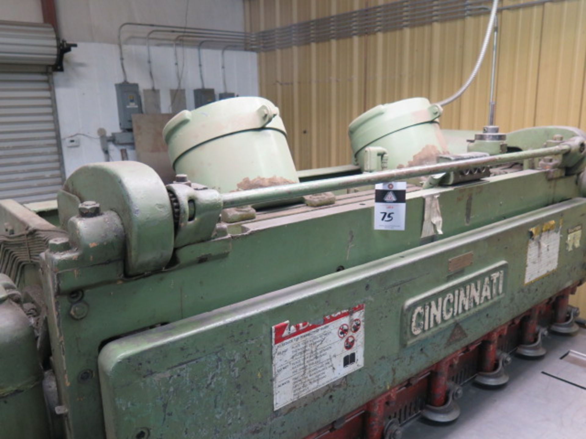 Cincinnati mdl. 1806 3/8" x 6' Cap Power Shear s/n 12058 w/ Power Back Gage, 80" Sq Arm, SOLD AS IS - Image 6 of 15