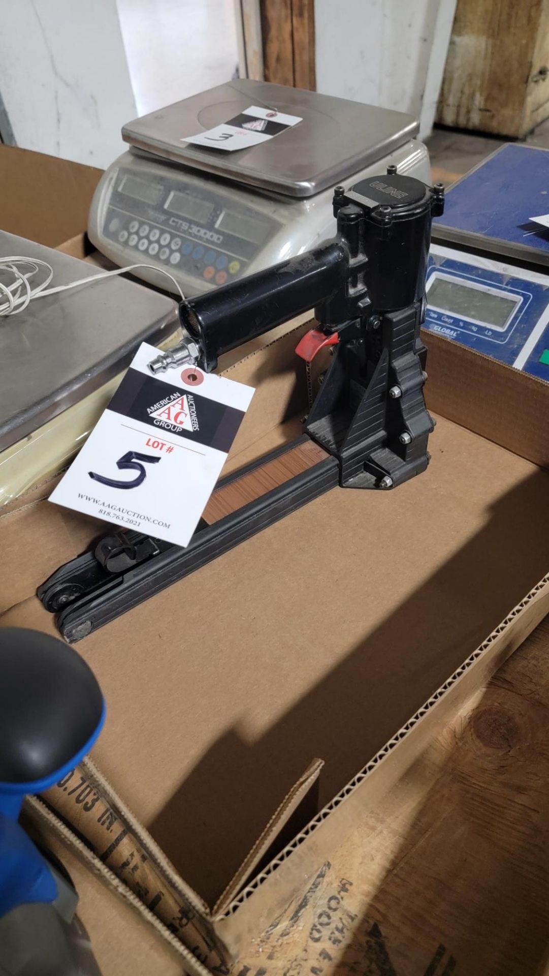 Uline Pneumatic Box Stapler (1) (SOLD AS-IS - NO WARRANTY) - Image 2 of 3