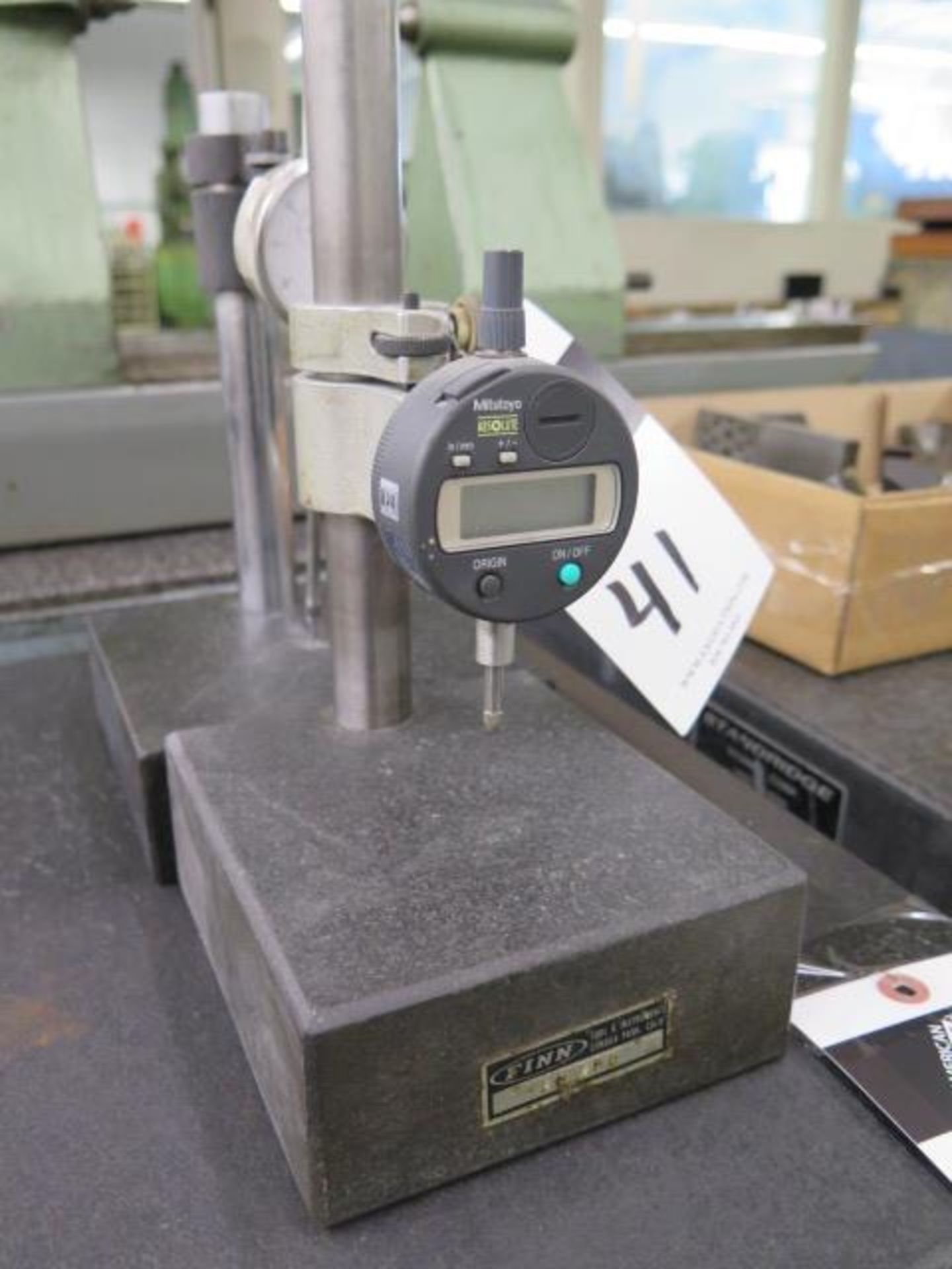 Granite Indicator Bases (2) w/ Mitutoyo Digital Indicator and Dial Indicator (SOLD AS-IS - NO - Image 2 of 5