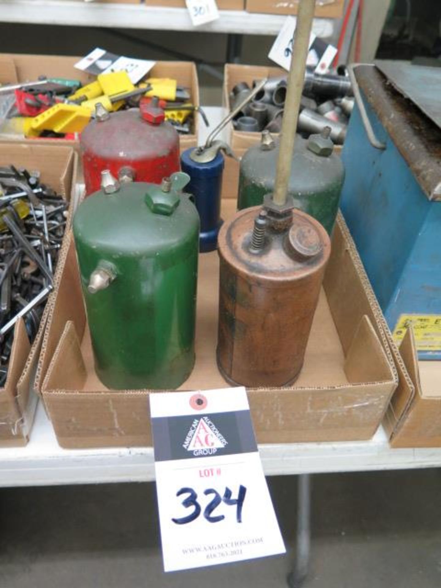 Pressurized Oil Cans (3) (SOLD AS-IS - NO WARRANTY)