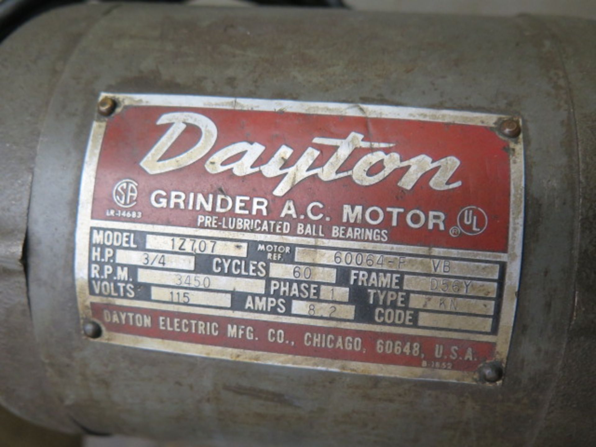 Dayton 8" Pedestal Grinder (SOLD AS-IS - NO WARRANTY) - Image 5 of 5
