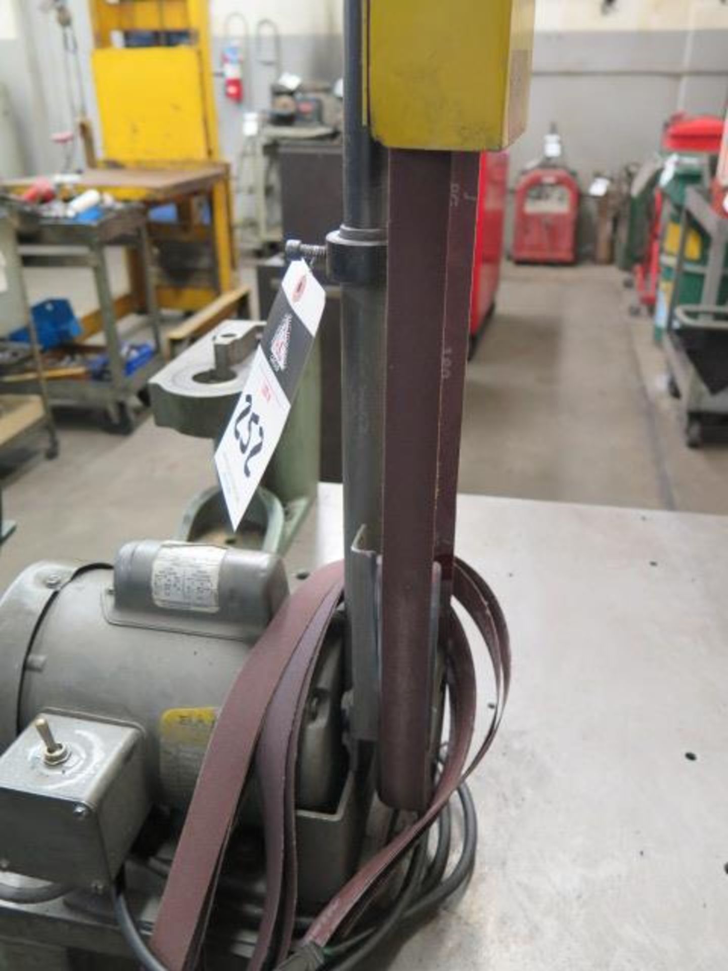 Kalamazoo 1" Belt Sander. 50-Taper Tooling Block and 24" x 36" x 1 1/4" Steel Table (SOLD AS-IS - NO - Image 3 of 8