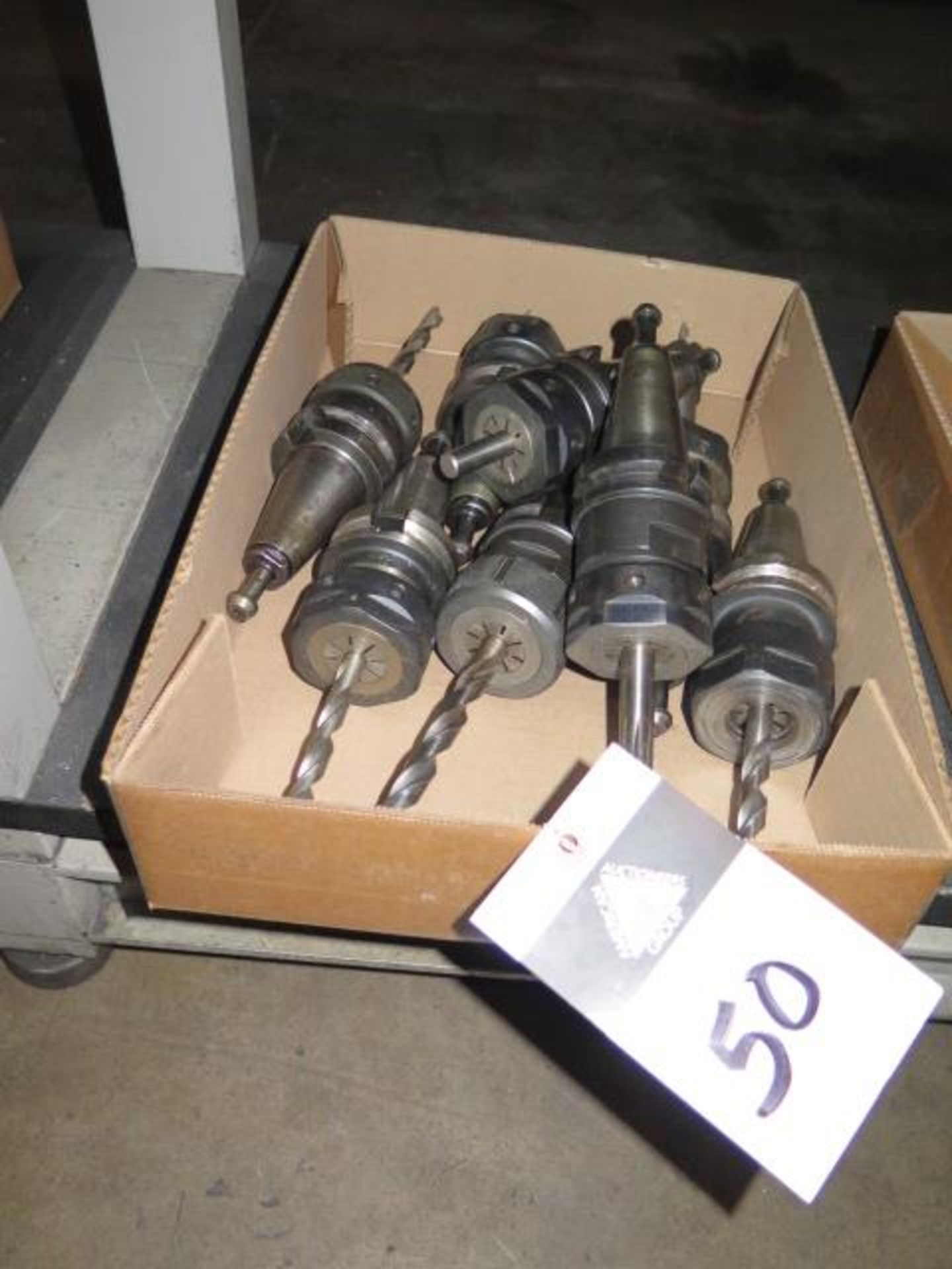 BT-40 Taper TG-100 Collet Chucks (8) (SOLD AS-IS - NO WARRANTY)