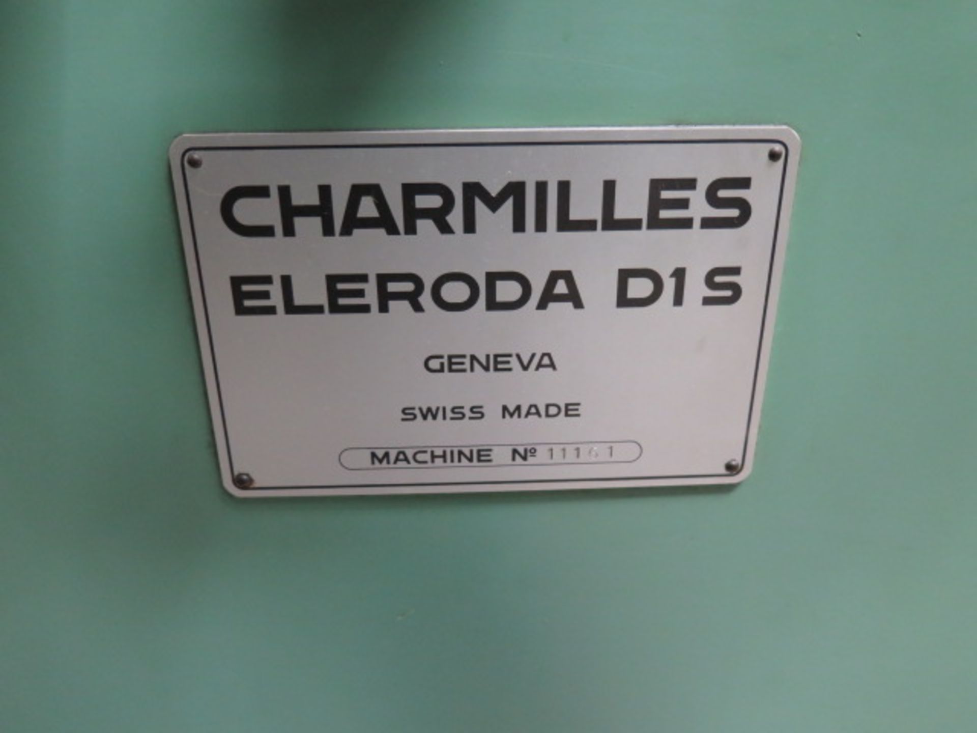 Charmilles Eleroda D1S Die Sinker EDM Machine s/n 11161 w/ Impulse P2 Power Source SOLD AS IS - Image 4 of 16