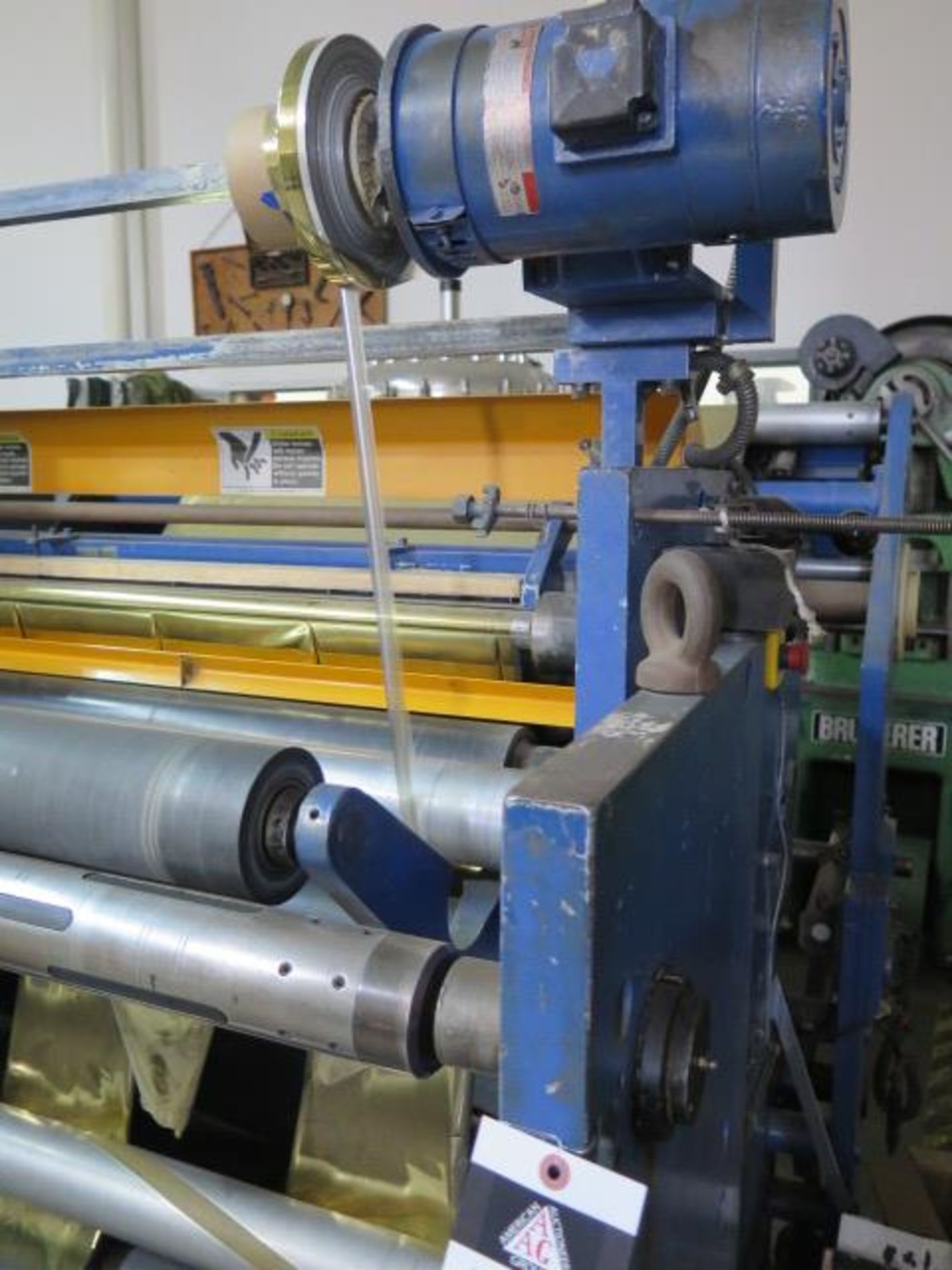 Alan Duffy Engineering 54" Web Slitter / Rewinder Label Foil Converting Machine SOLD AS IS - Image 13 of 16