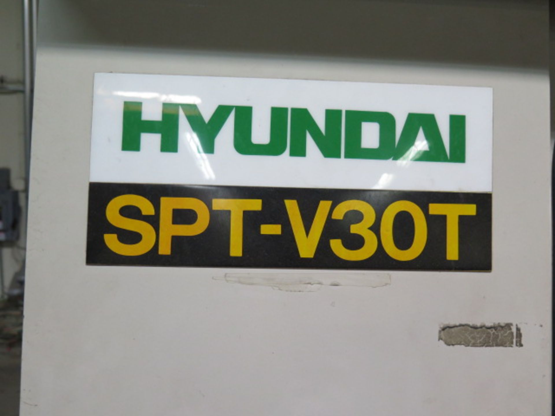 Hyundai SPT-V30T CNC Drilling and Tapping Center s/n 70D7029 w/ Yasnac MX3 SOLD AS IS - Image 4 of 16