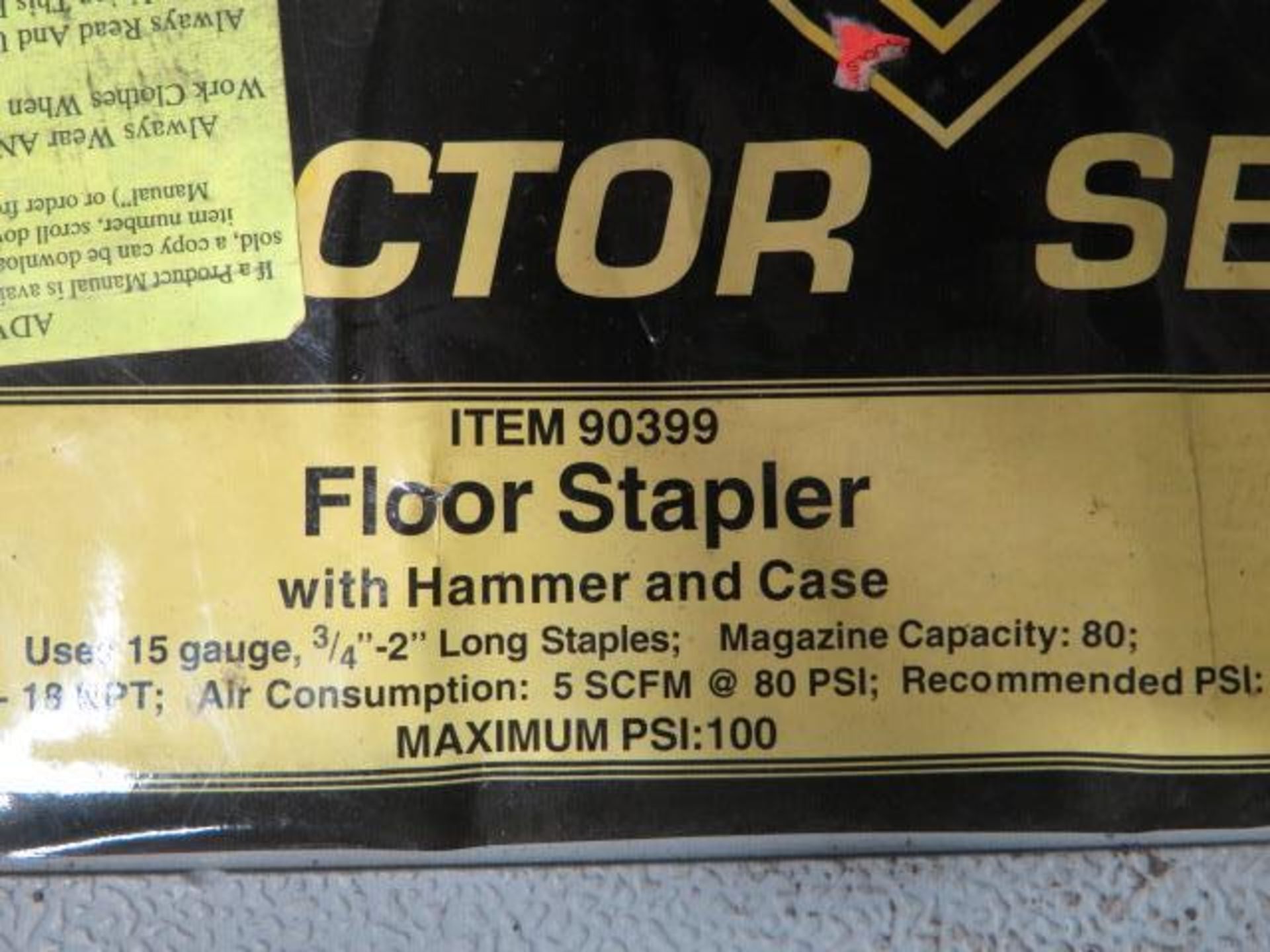 Central Pneumatic Floor Staplers (2) (SOLD AS-IS - NO WARRANTY) - Image 4 of 4