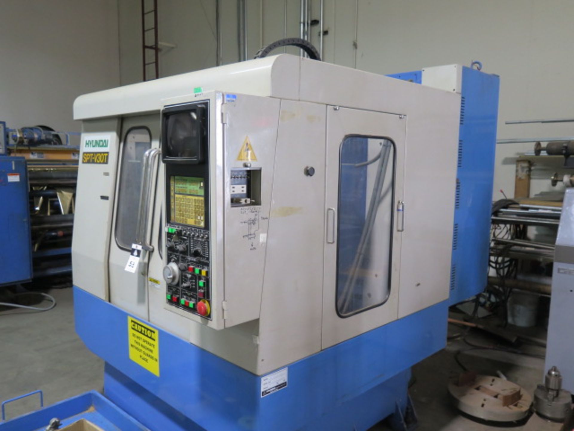 Hyundai SPT-V30T CNC Drilling and Tapping Center s/n 70D7029 w/ Yasnac MX3 SOLD AS IS - Image 2 of 16