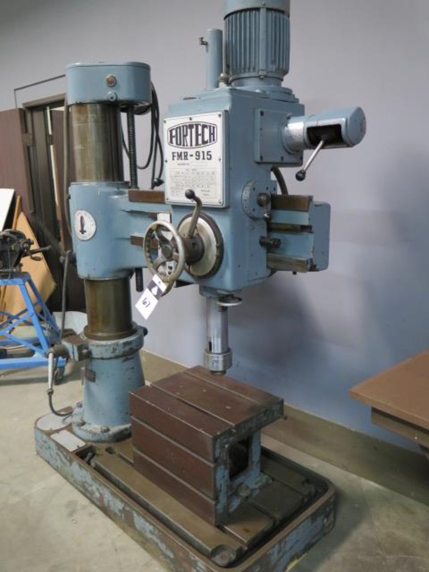 Fortech FMR-915 9" Column x 26" Radial Arm Drill s/n 166 w/ 40-1500 RPM, Power SOLD AS IS - Image 2 of 15