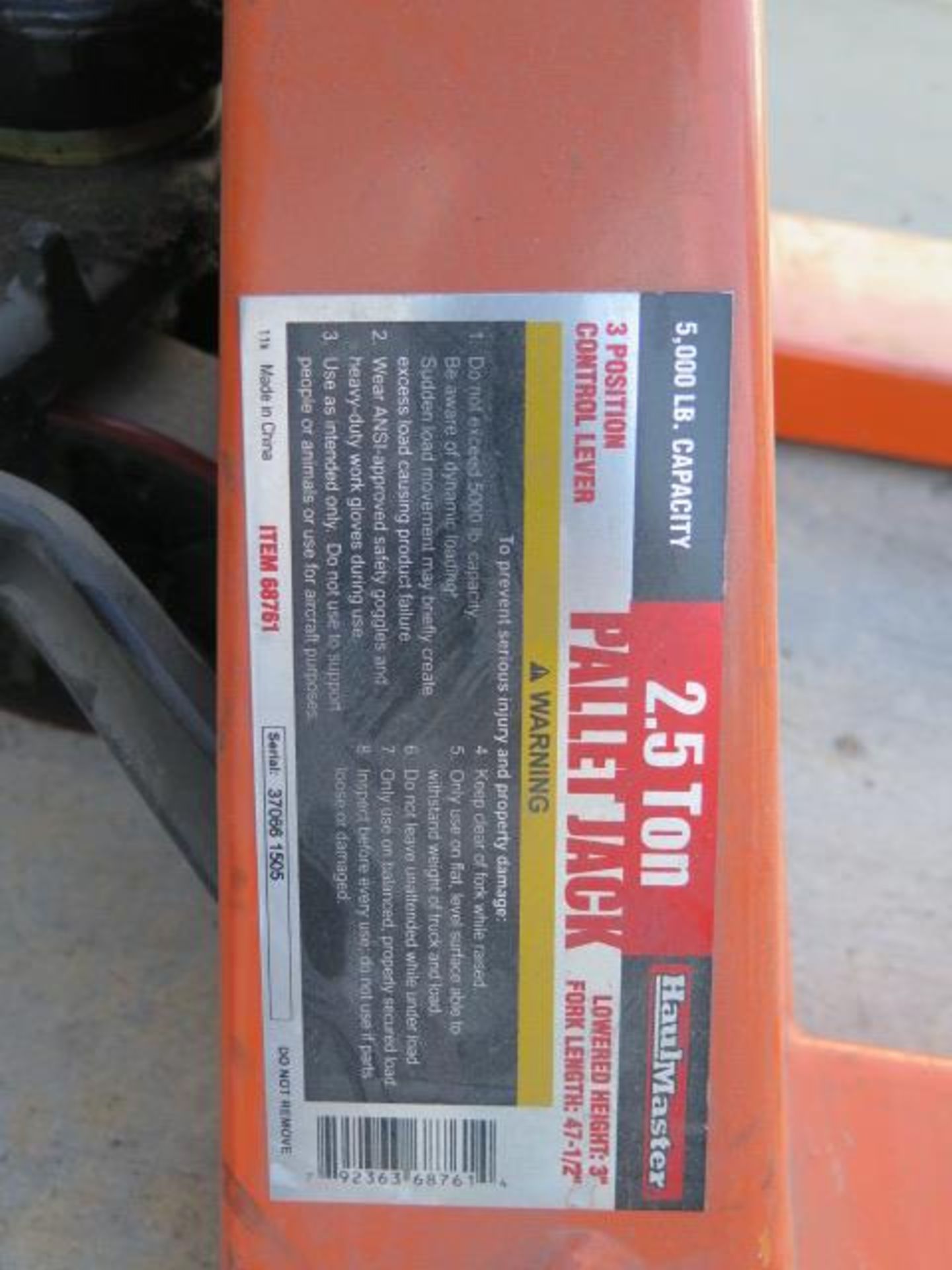 Pallet Jack (SOLD AS-IS - NO WARRANTY) - Image 4 of 5