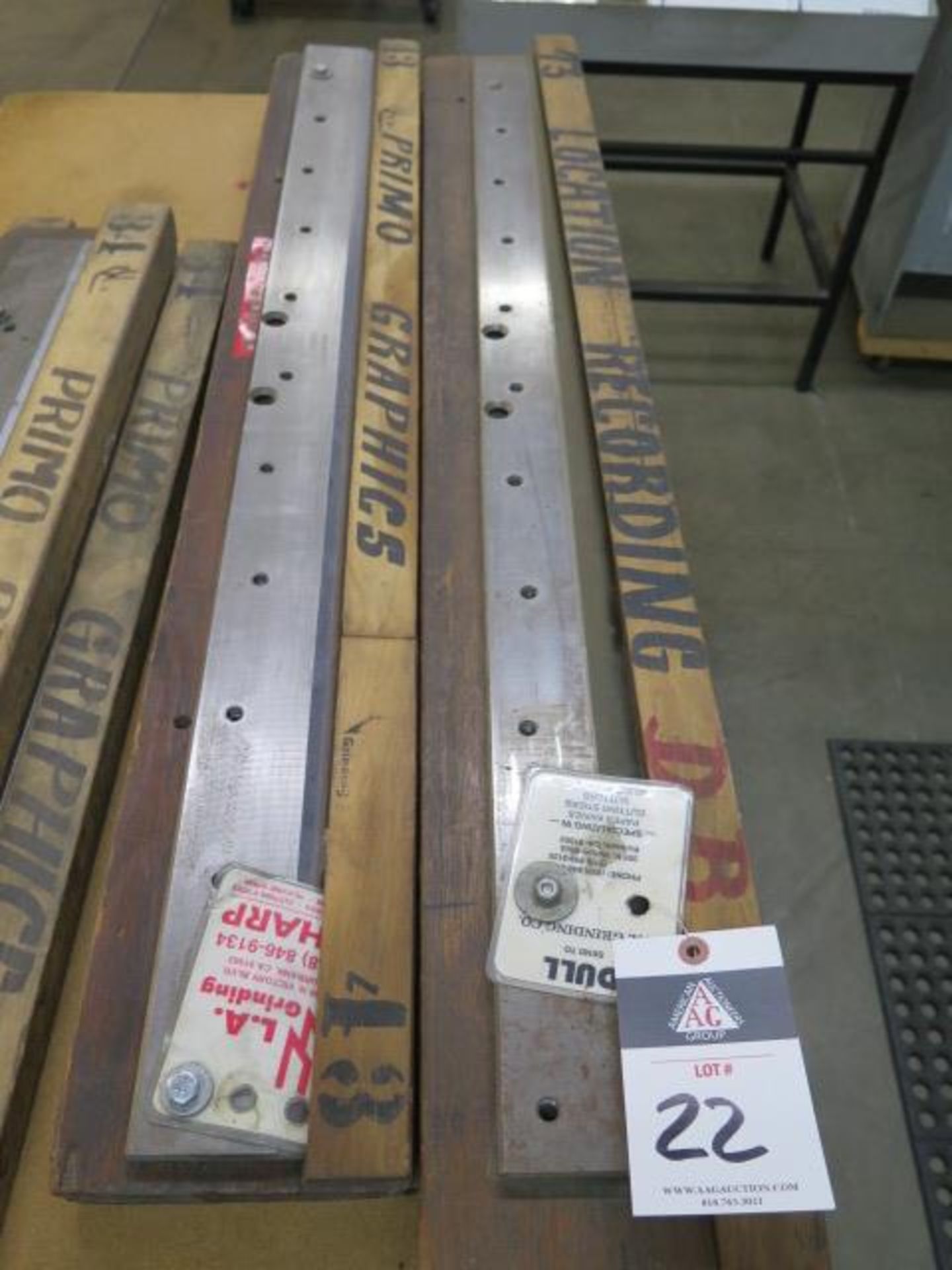 43" Shear Blades (4) (SOLD AS-IS - NO WARRANTY)