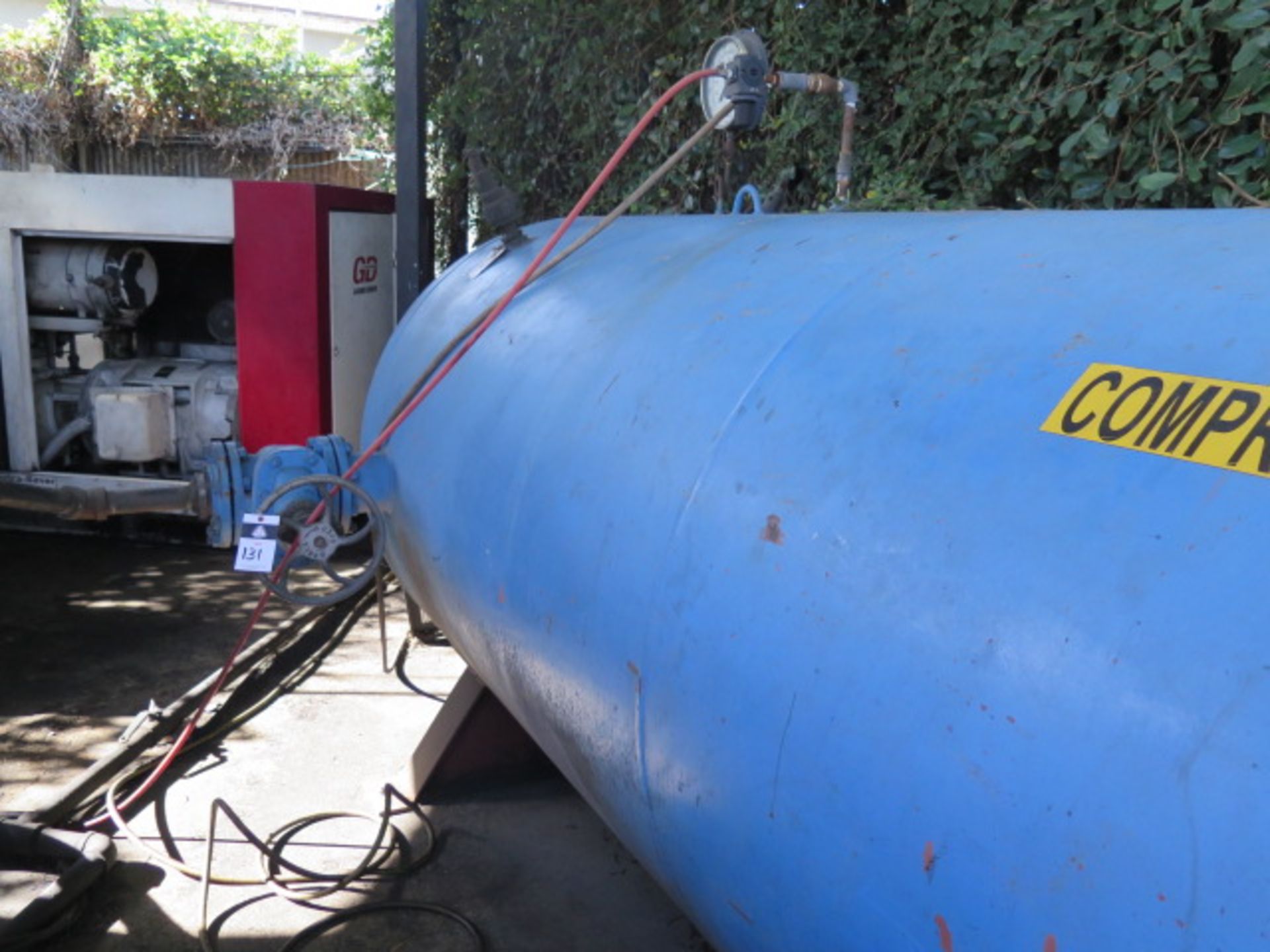 2180 Gallon Horizontal Air Storage Tank (SOLD AS-IS - NO WARRANTY) - Image 3 of 8