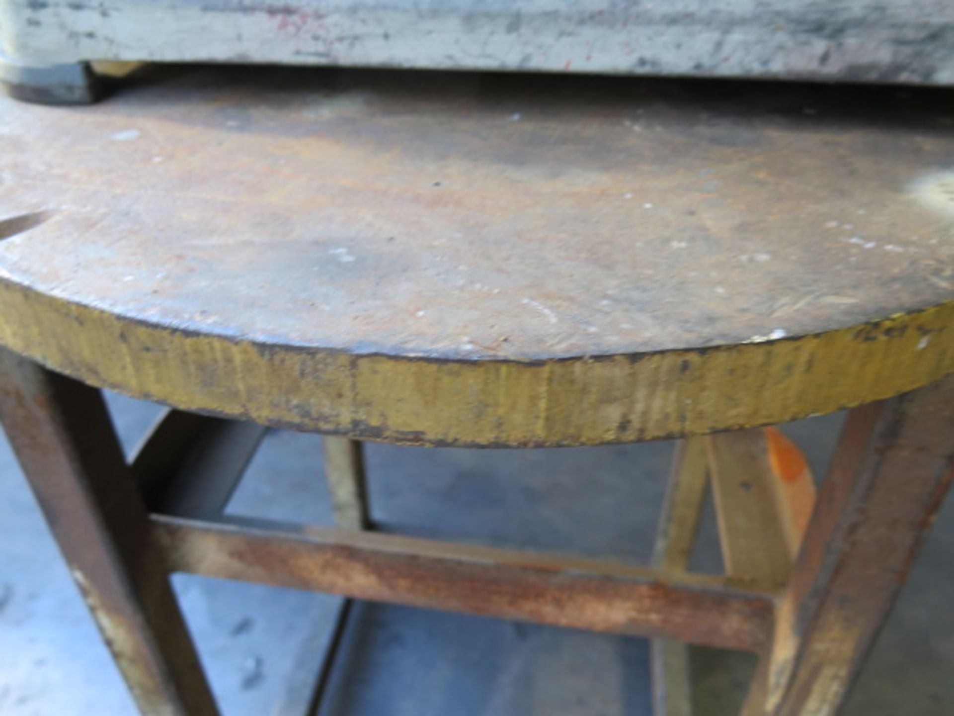 24" Dia. X 1 1/4" Steel Table (SOLD AS-IS - NO WARRANTY) - Image 3 of 3