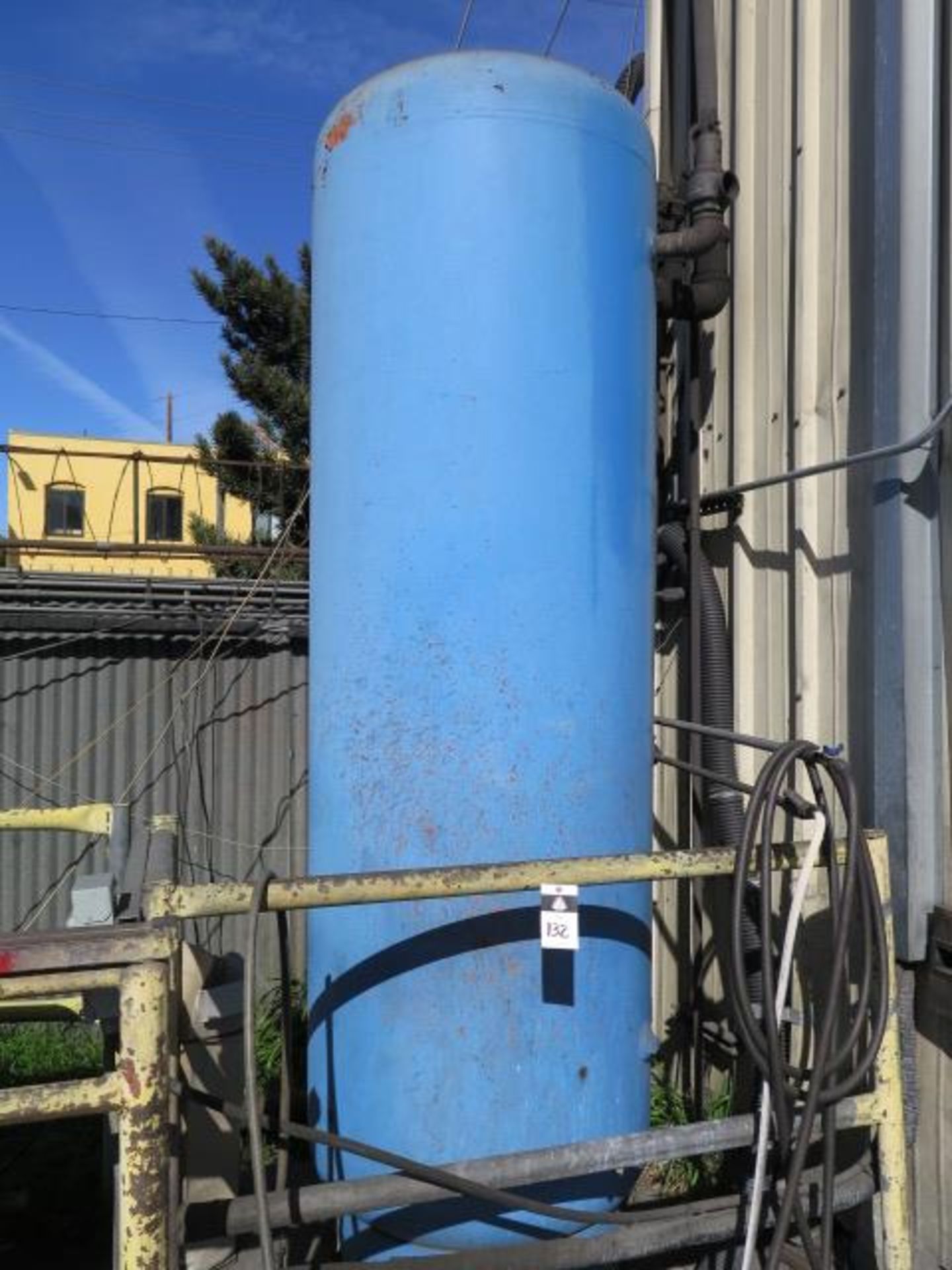 200 Gallon Vertical Air Storage Tank (SOLD AS-IS - NO WARRANTY)