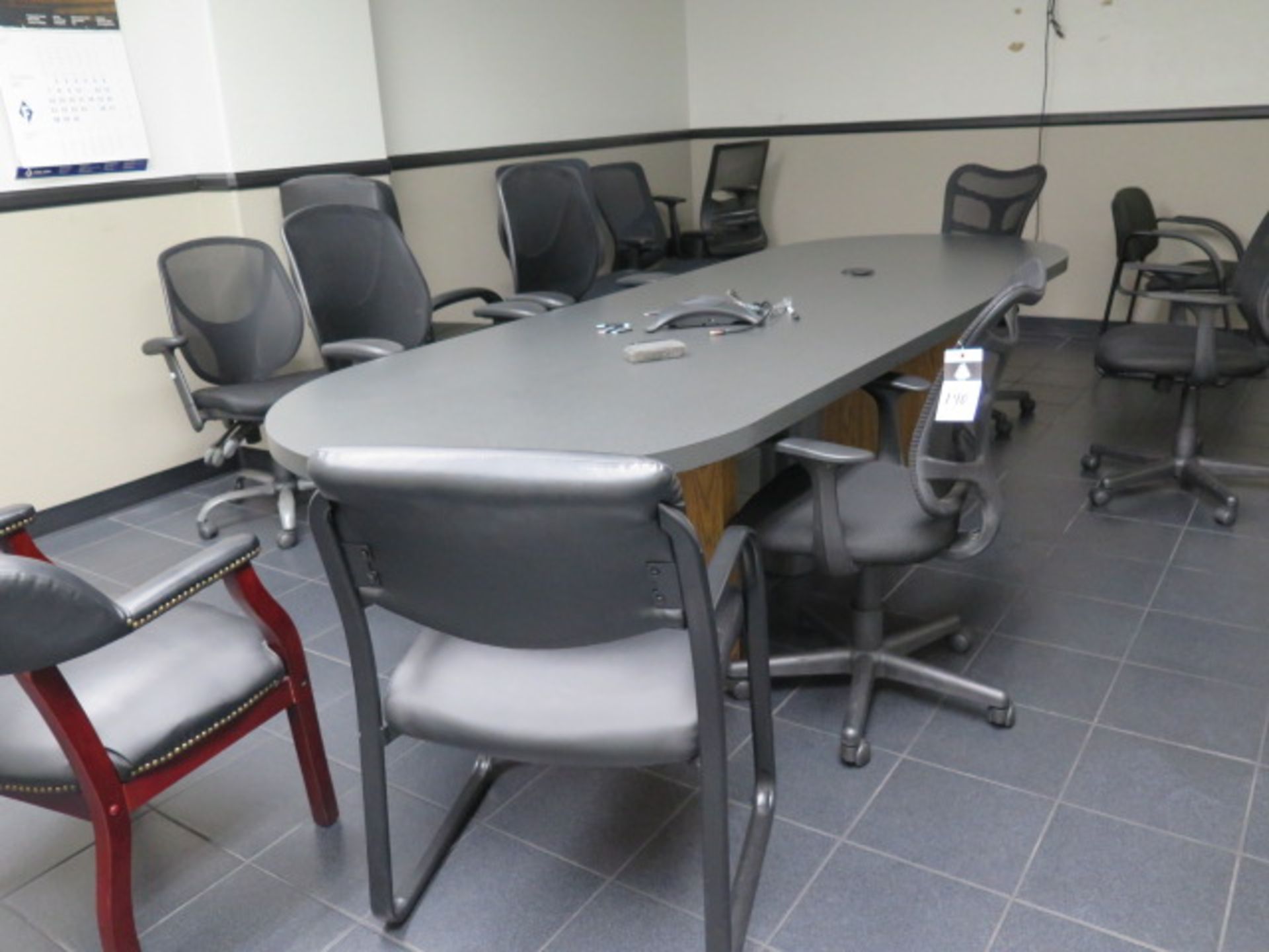 Conference Table and Chairs (SOLD AS-IS - NO WARRANTY)