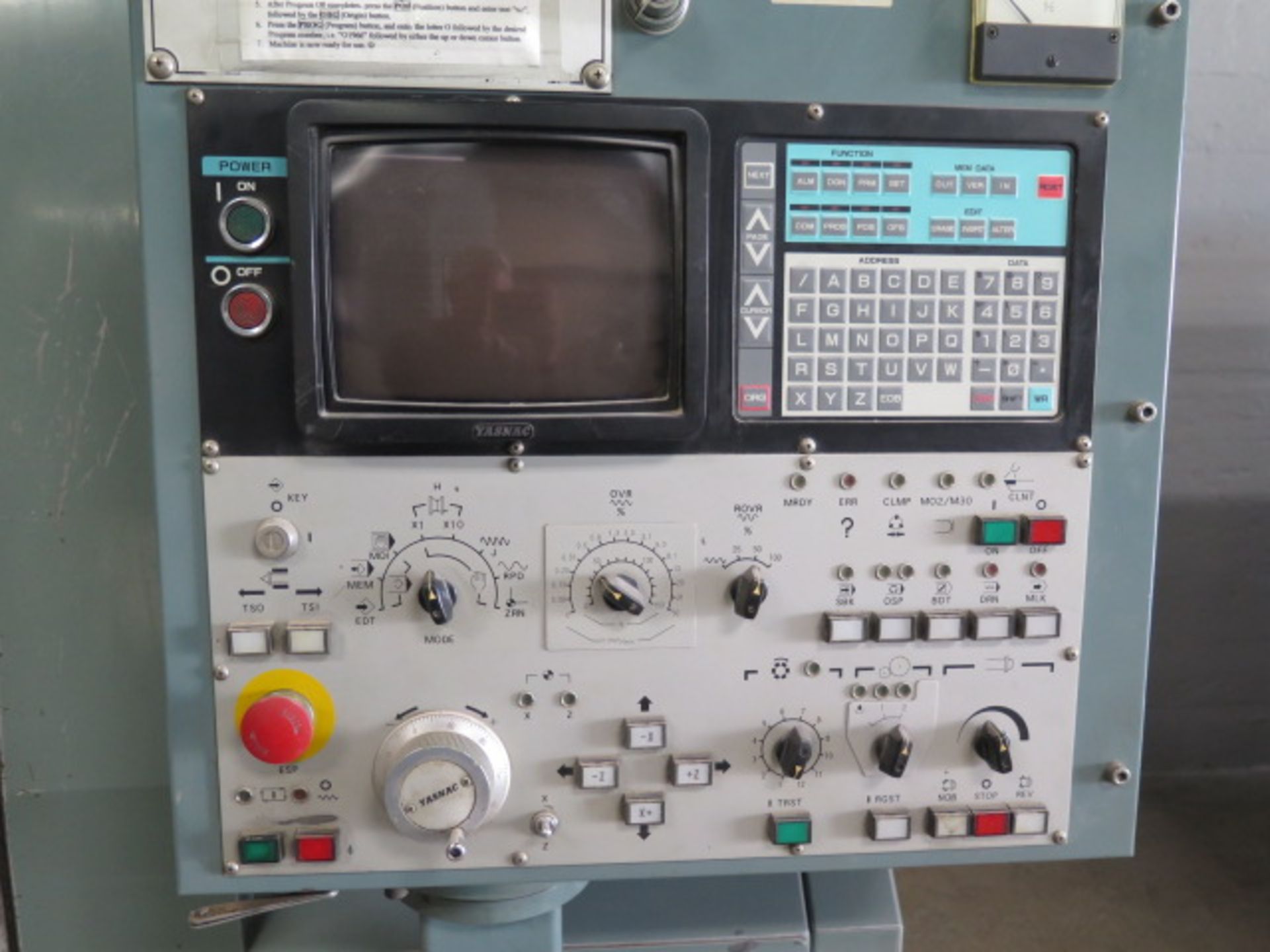 Mori Seiki SL-3H CNC Turning Center s/n 5331 w/ Yasnac Controls, 12-Station Turret, SOLD AS IS - Image 5 of 15