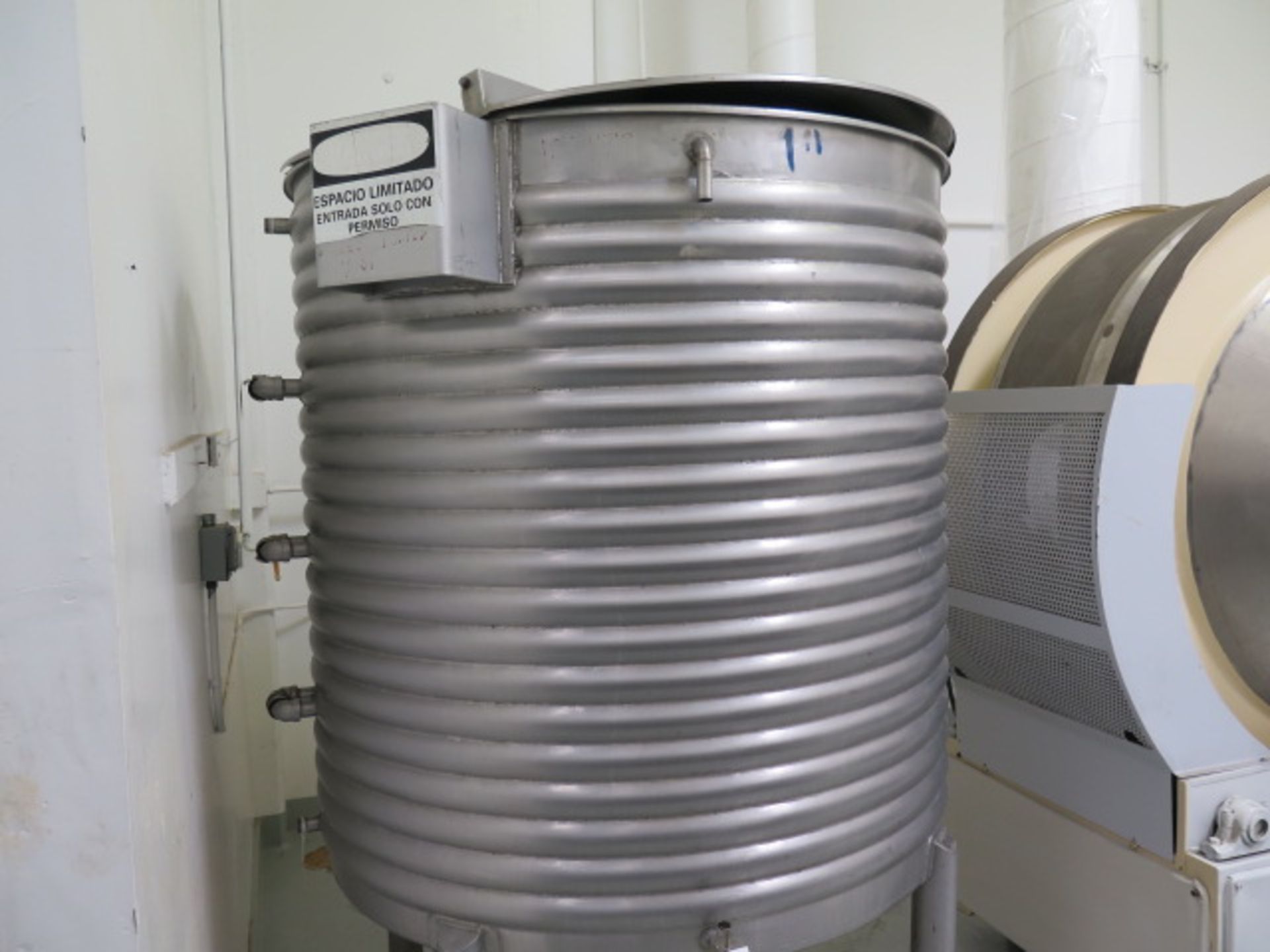 56” Dia x 56” H Jacketed (Coil Style) Stainless Steel Tank (SOLD AS-IS - NO WARRANTY) - Image 3 of 7